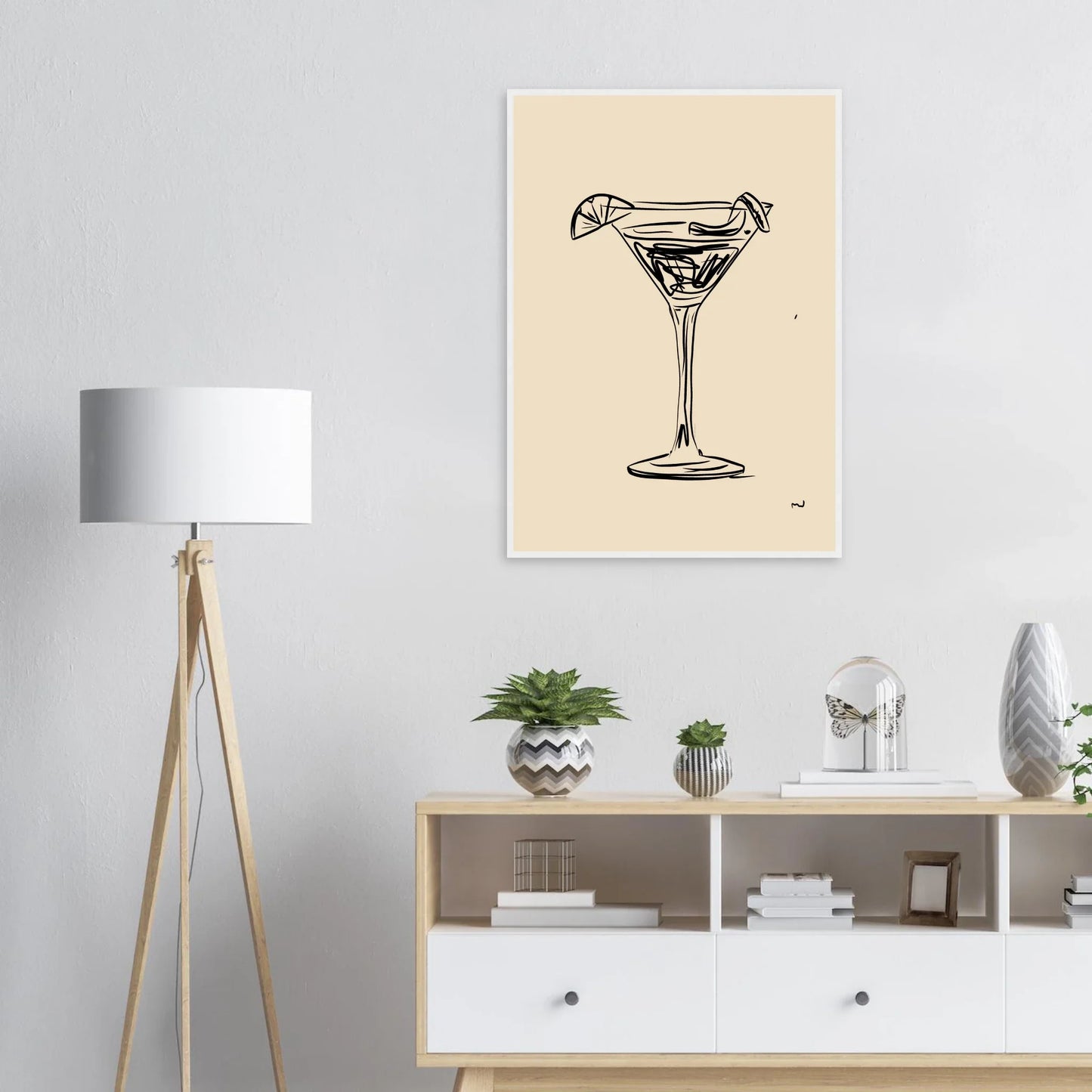 4:00 PM art print in a  size  affordable wall art by Art Aunty NZ