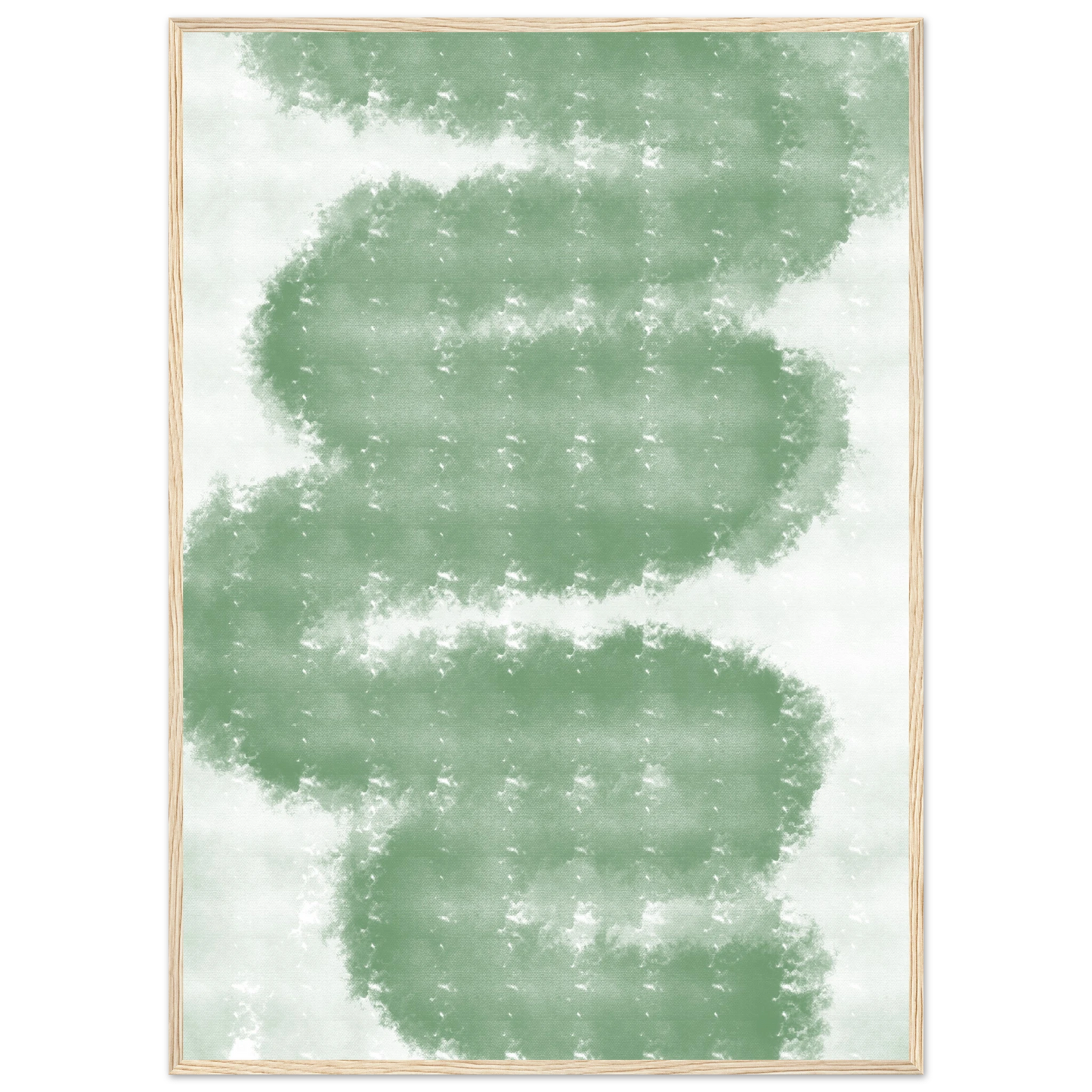 Calm material art print in a Wood frame size A1 (59.4 x 84.1  cm) affordable wall art by Art Aunty NZ