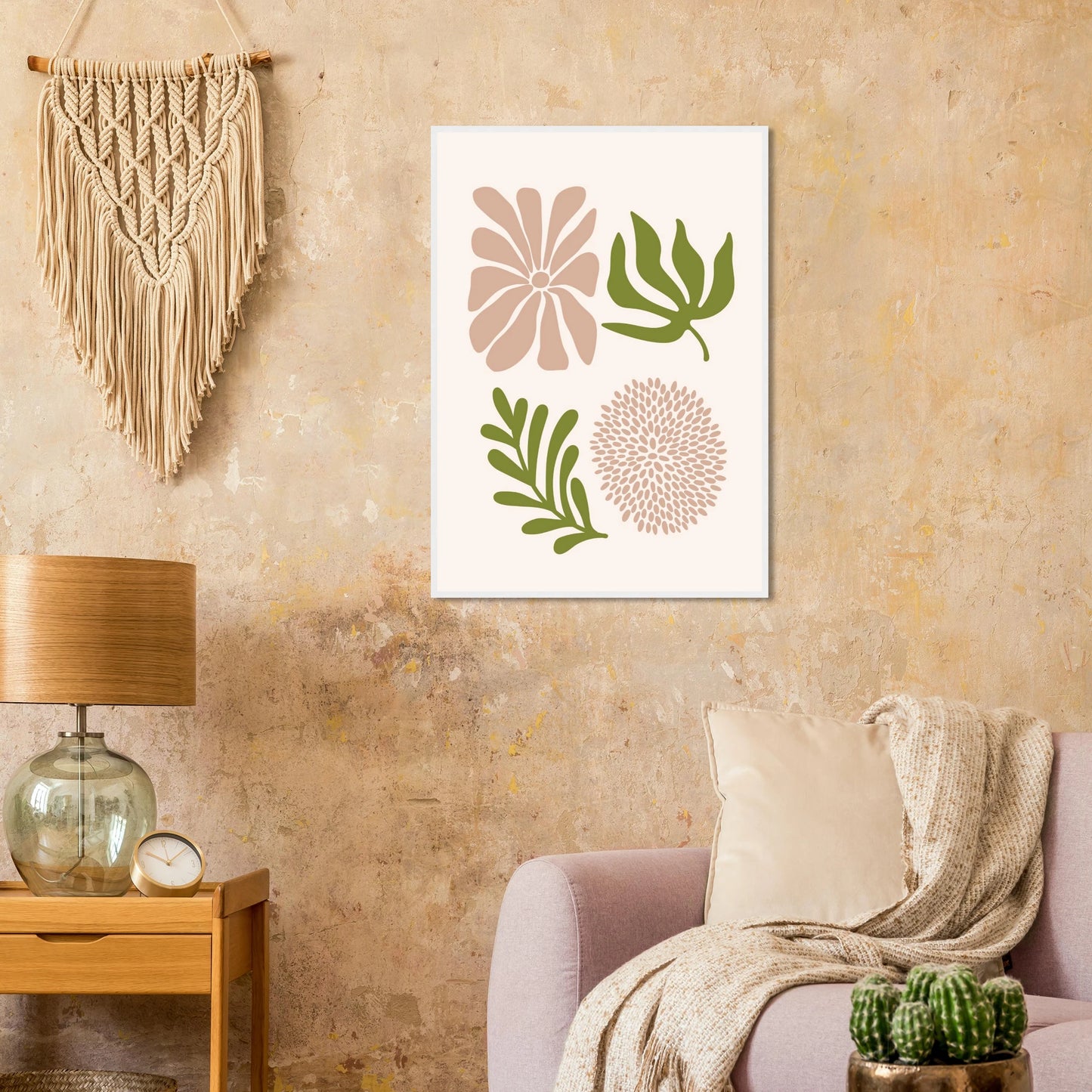 Blooming art print in a  size  affordable wall art by Art Aunty NZ