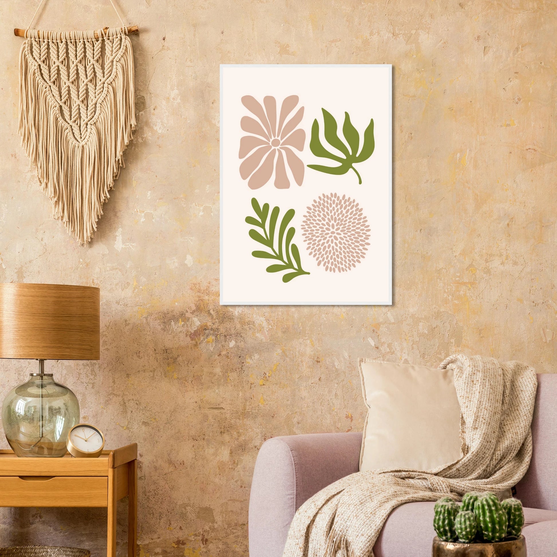 Blooming art print in a  size  affordable wall art by Art Aunty NZ
