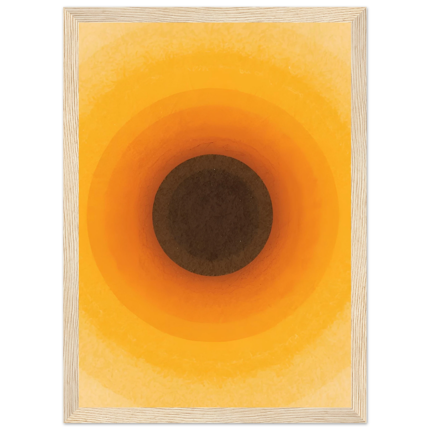 Sundowner art print in a Wood frame size A2 (42 x 59.4  cm) affordable wall art by Art Aunty NZ