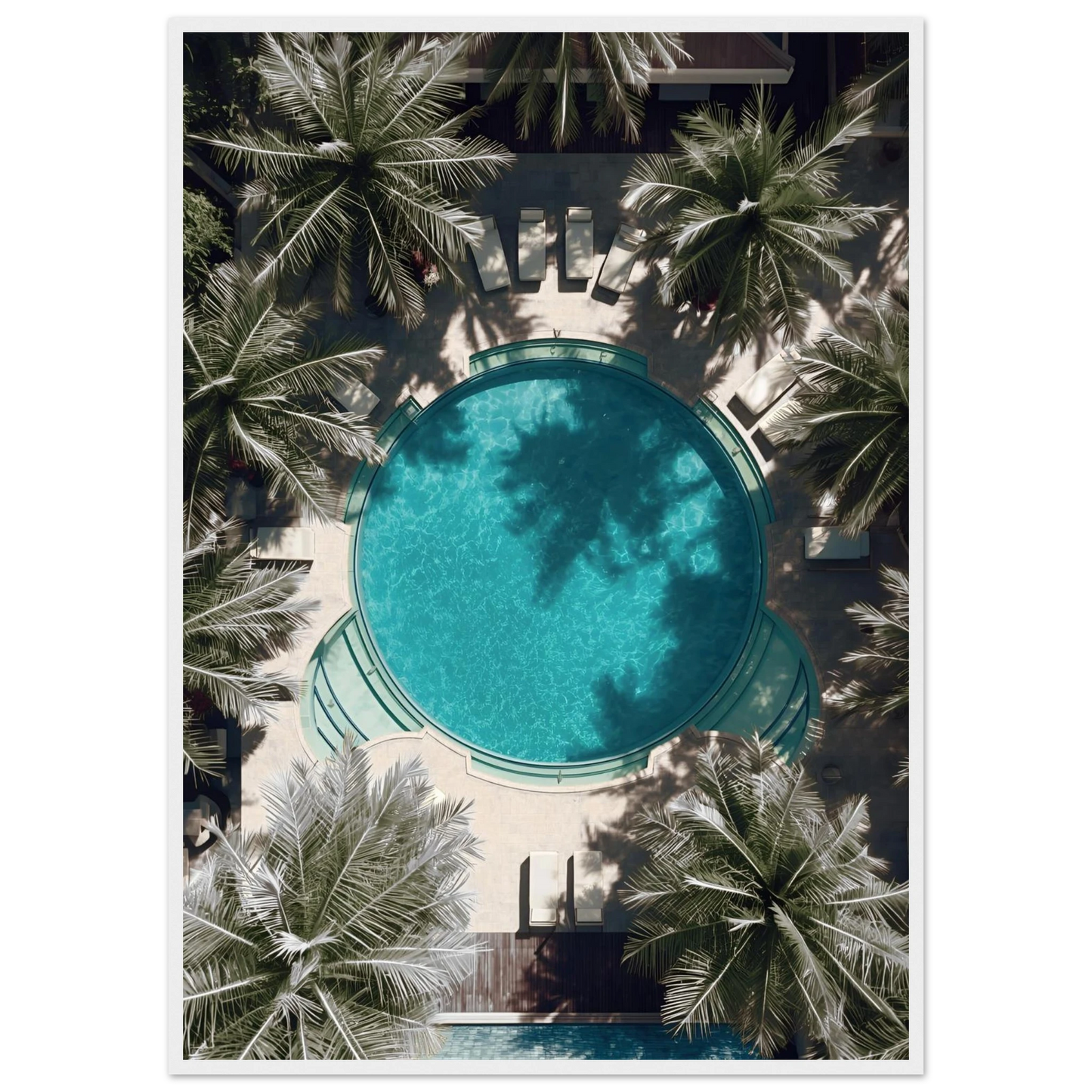 Spire art print in a White frame size 21x29.7 cm / 8x12" affordable wall art by Art Aunty NZ