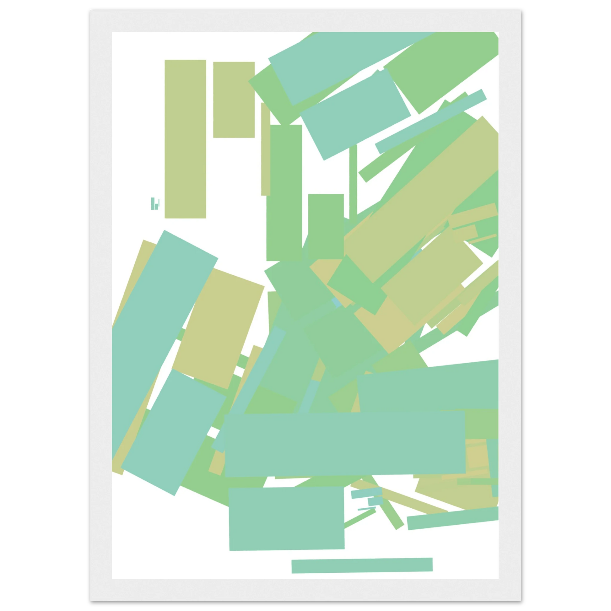 Brace art print in a Wood frame size 21x29.7 cm / 8x12" affordable wall art by Art Aunty NZ