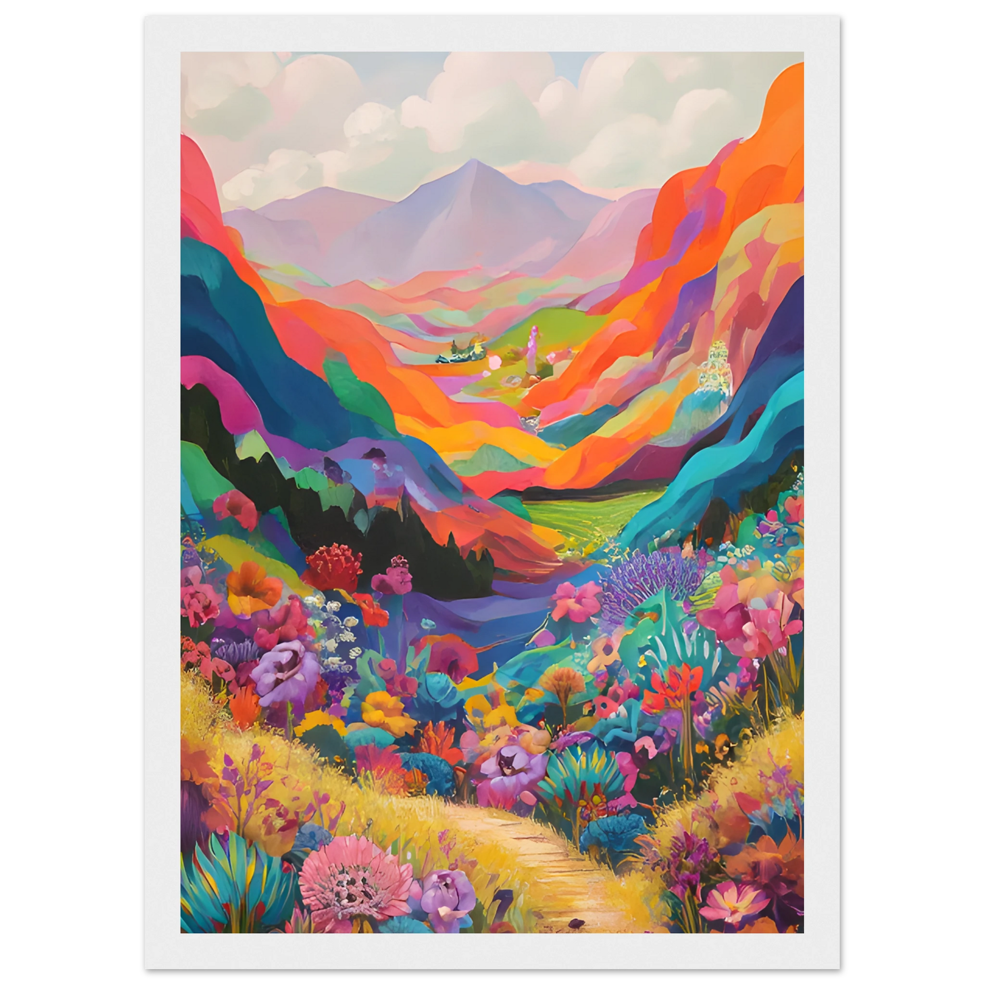 4pm vibrant martini glass art print by anya trut minimalist elegance for modern spaces art print in a Black frame size 21x29.7 cm / 8x12" affordable wall art by Art Aunty NZ