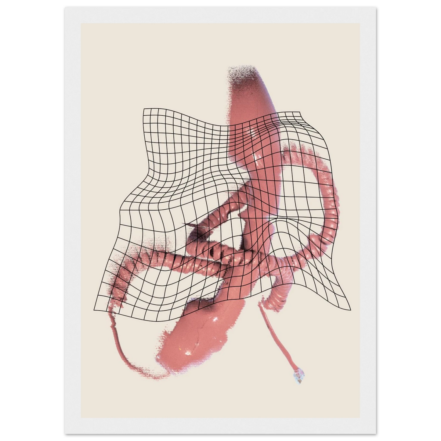 Betty calling art print in a Black frame size 21x29.7 cm / 8x12" affordable wall art by Art Aunty NZ