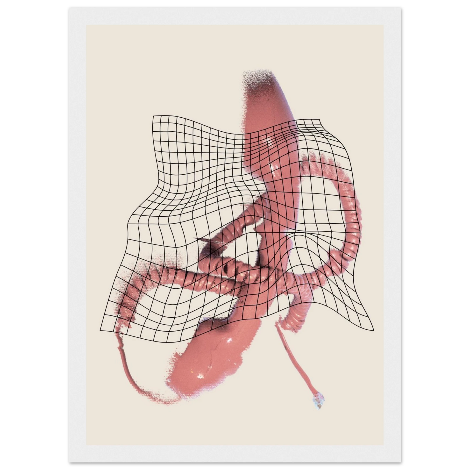 Betty calling art print in a Black frame size 21x29.7 cm / 8x12" affordable wall art by Art Aunty NZ