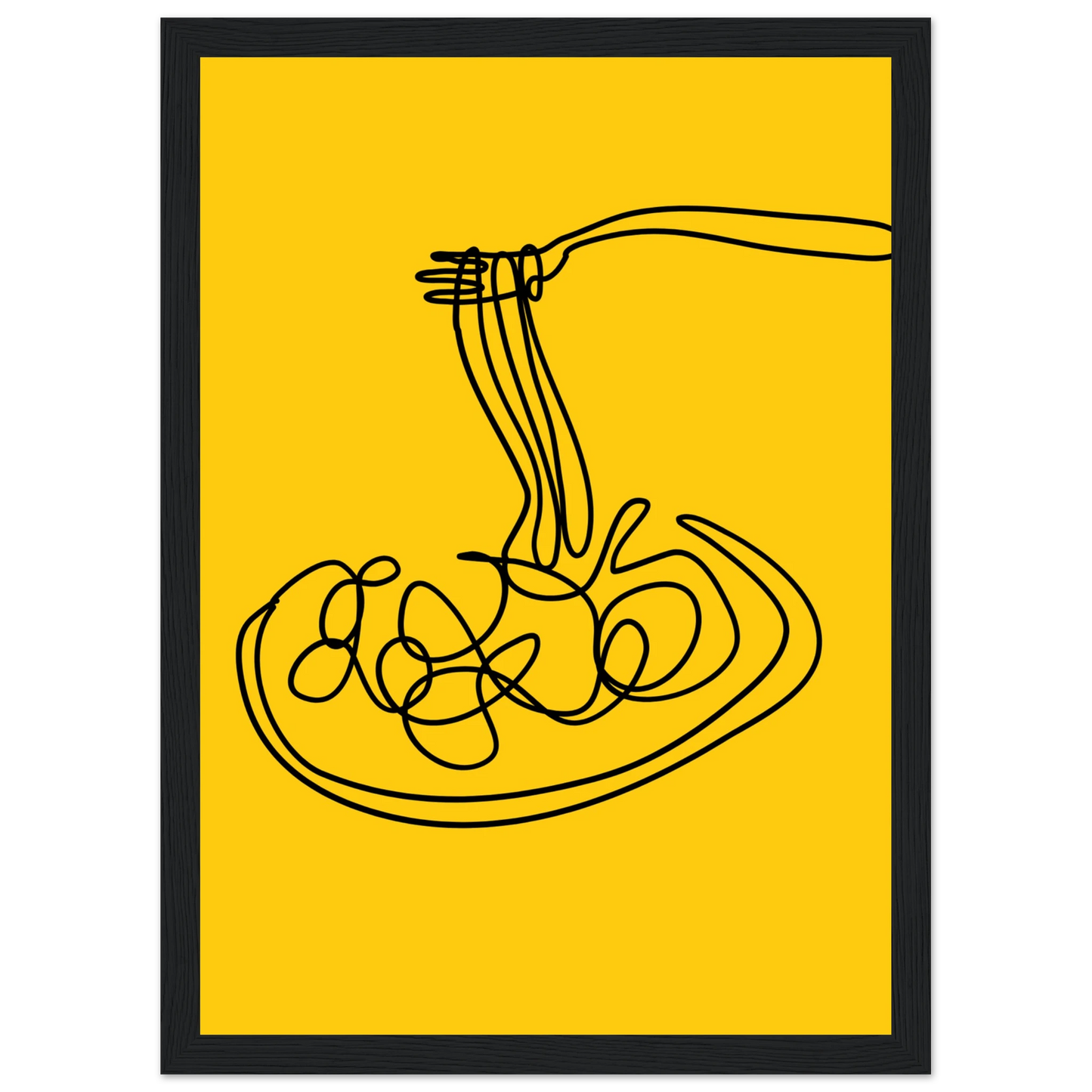 Beaut 1 art print in a Wood frame size A1 (59.4 x 84.1  cm) affordable wall art by Art Aunty NZ