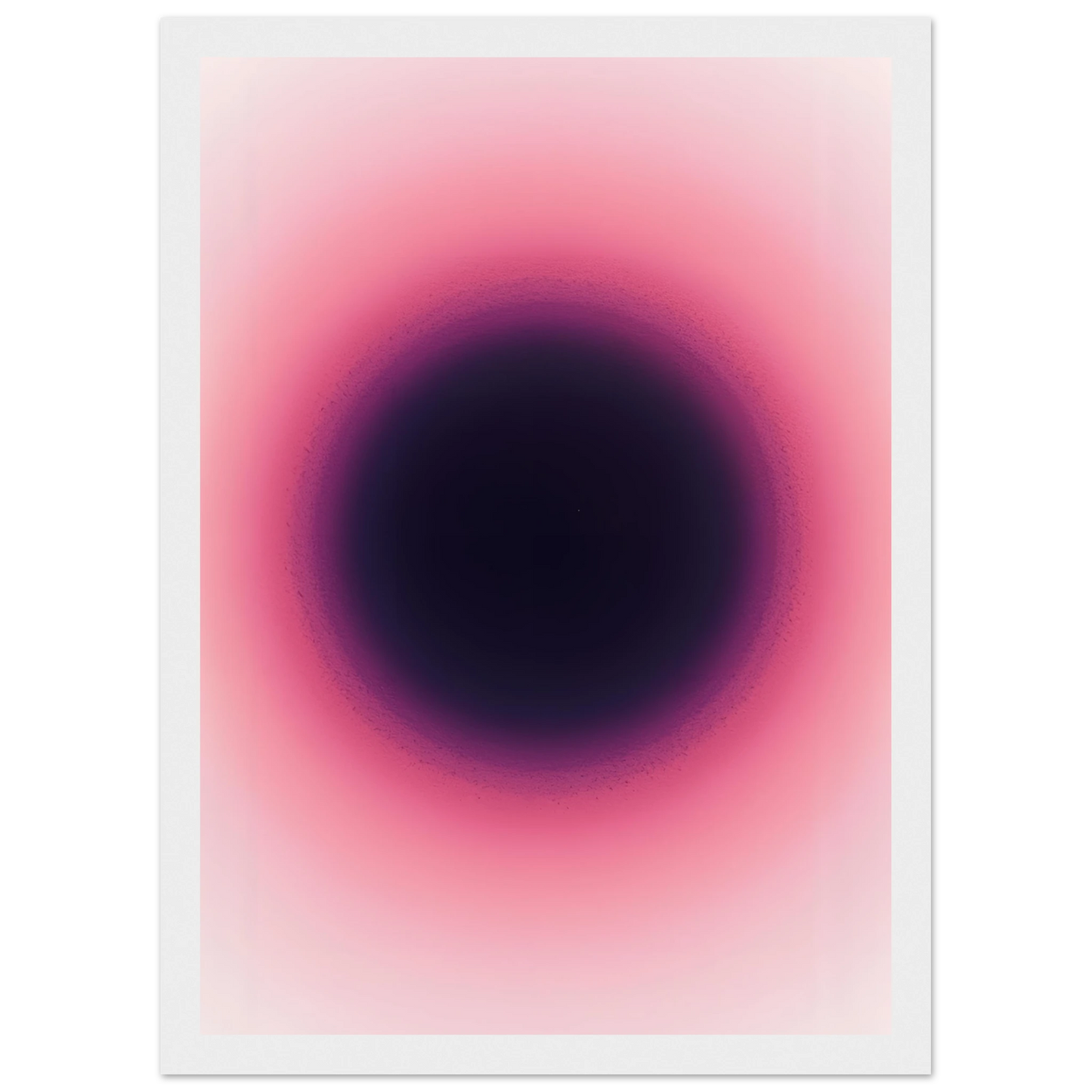 Abstract pink purple gradient art print by anya trut modern wall decor in various sizes frames art print in a Wood frame size A1 (59.4 x 84.1  cm) affordable wall art by Art Aunty NZ