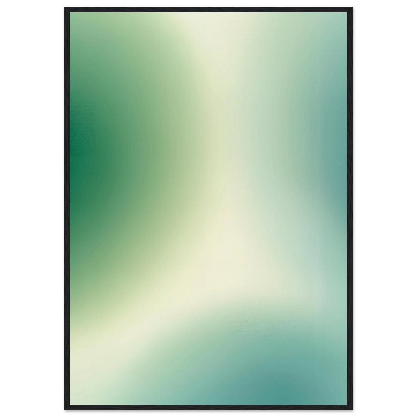 Abstract emerald dream framed art print by anya trut choose your size frame art print in a White frame size A2 (42 x 59.4  cm) affordable wall art by Art Aunty NZ