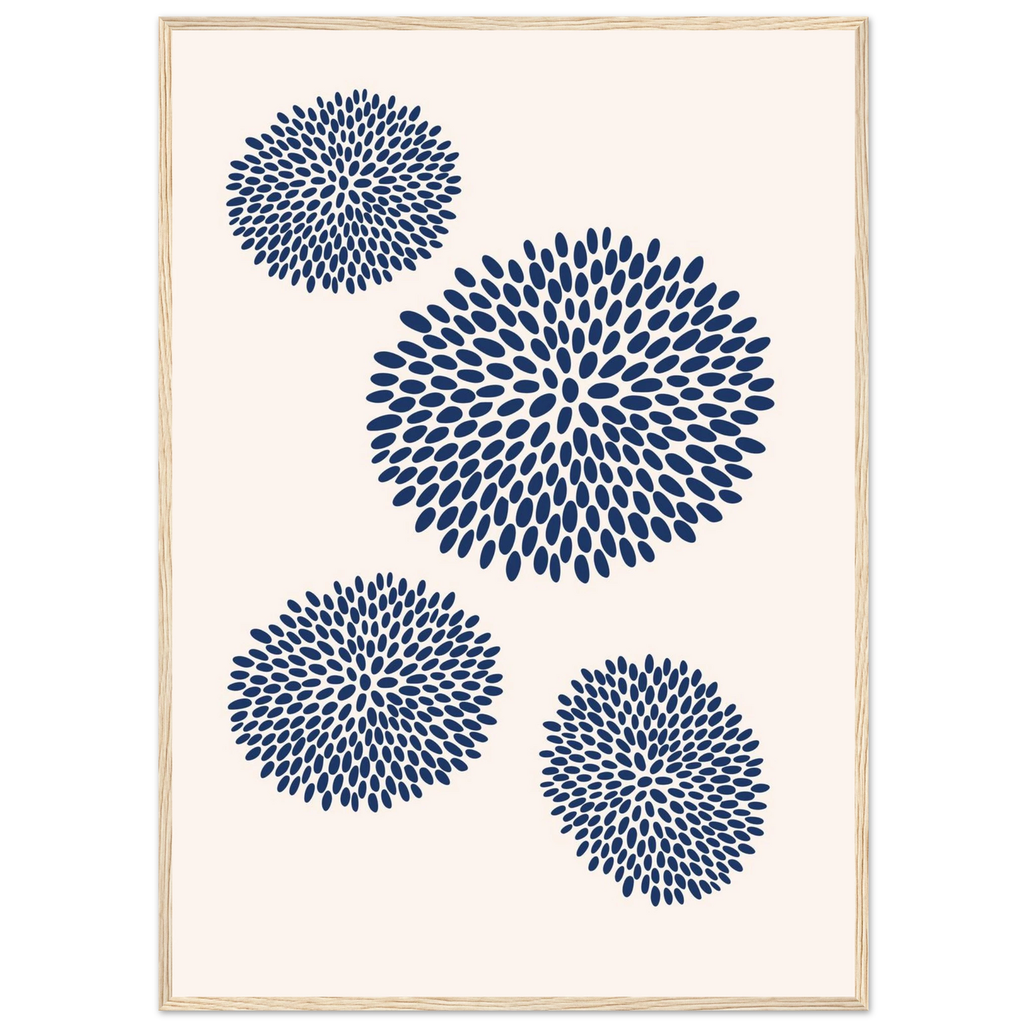 Gardenia art print in a White frame size A2 (42 x 59.4  cm) affordable wall art by Art Aunty NZ