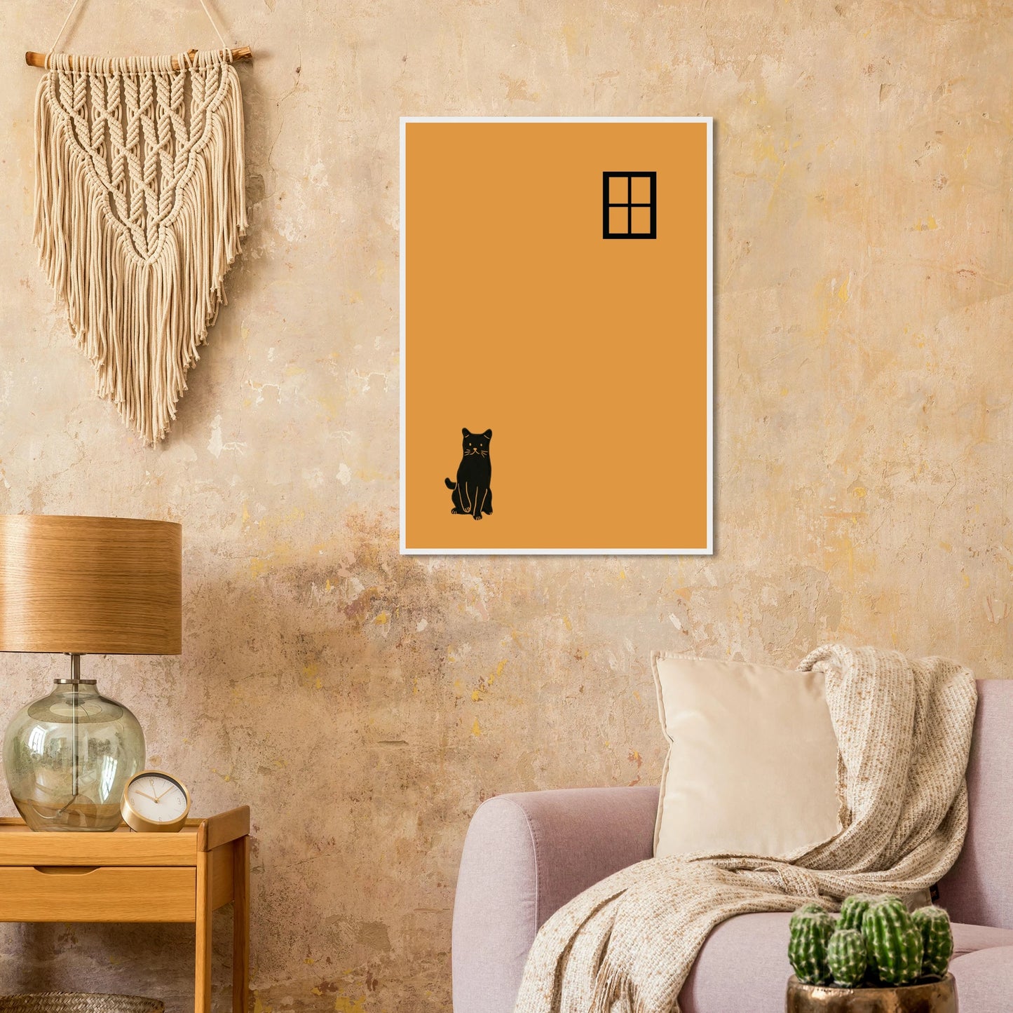 Window dream art print in a  size  affordable wall art by Art Aunty NZ