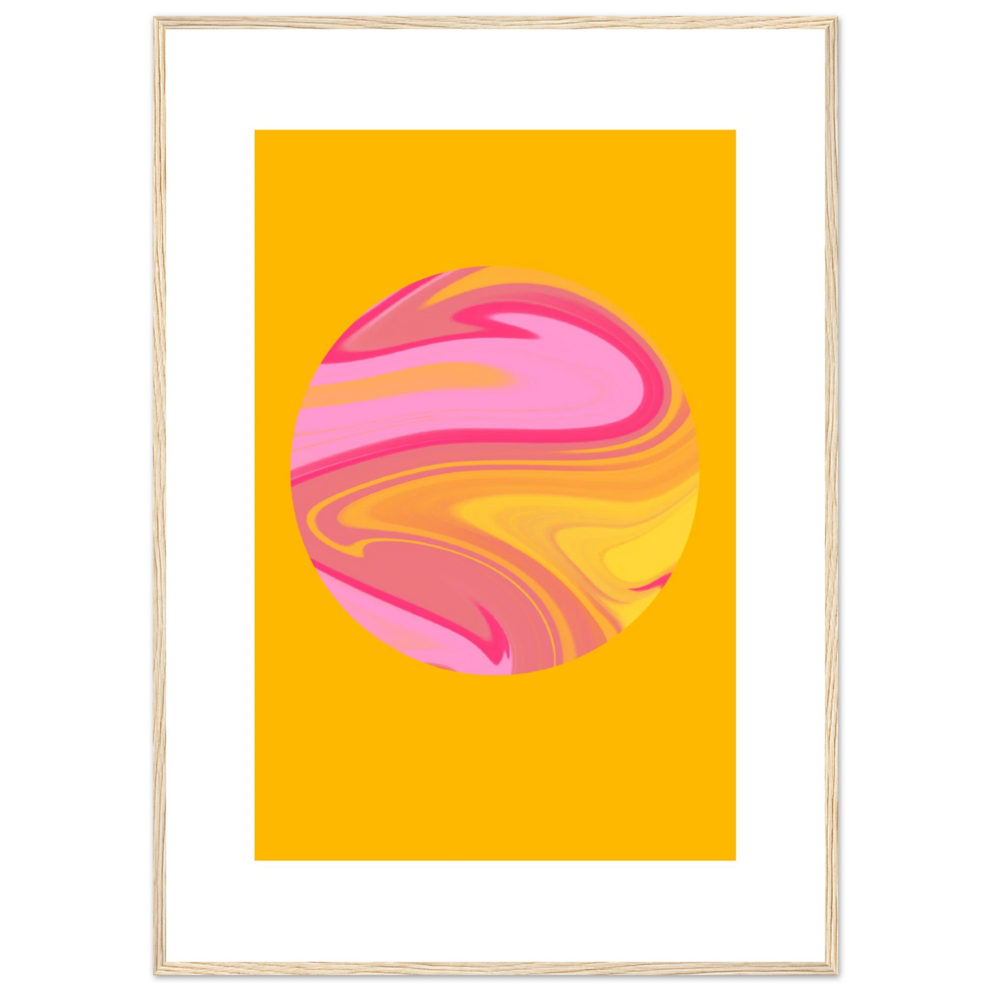 Name art print in a Black frame size A1 (59.4 x 84.1  cm) affordable wall art by Art Aunty NZ