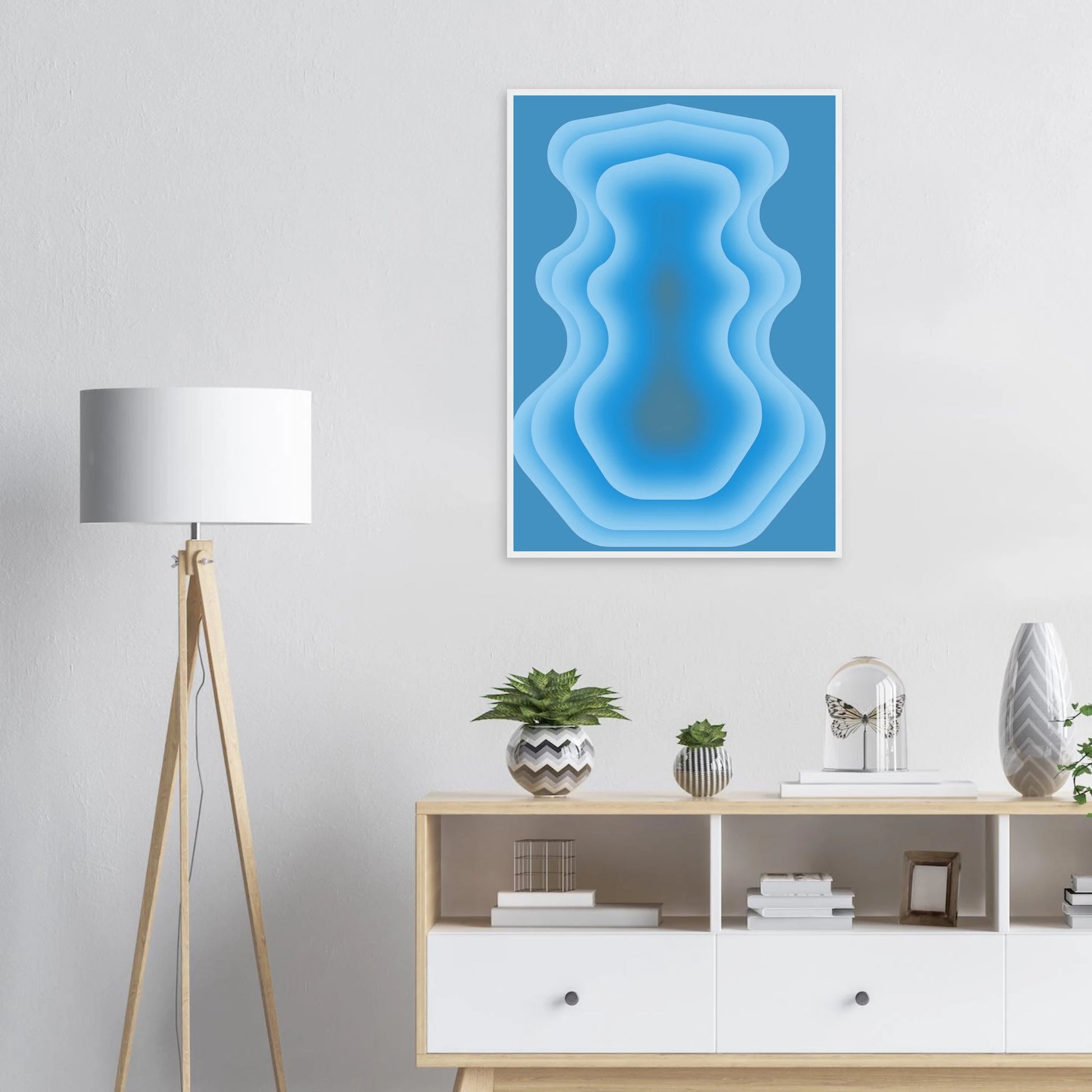 Deeper art print in a  size  affordable wall art by Art Aunty NZ