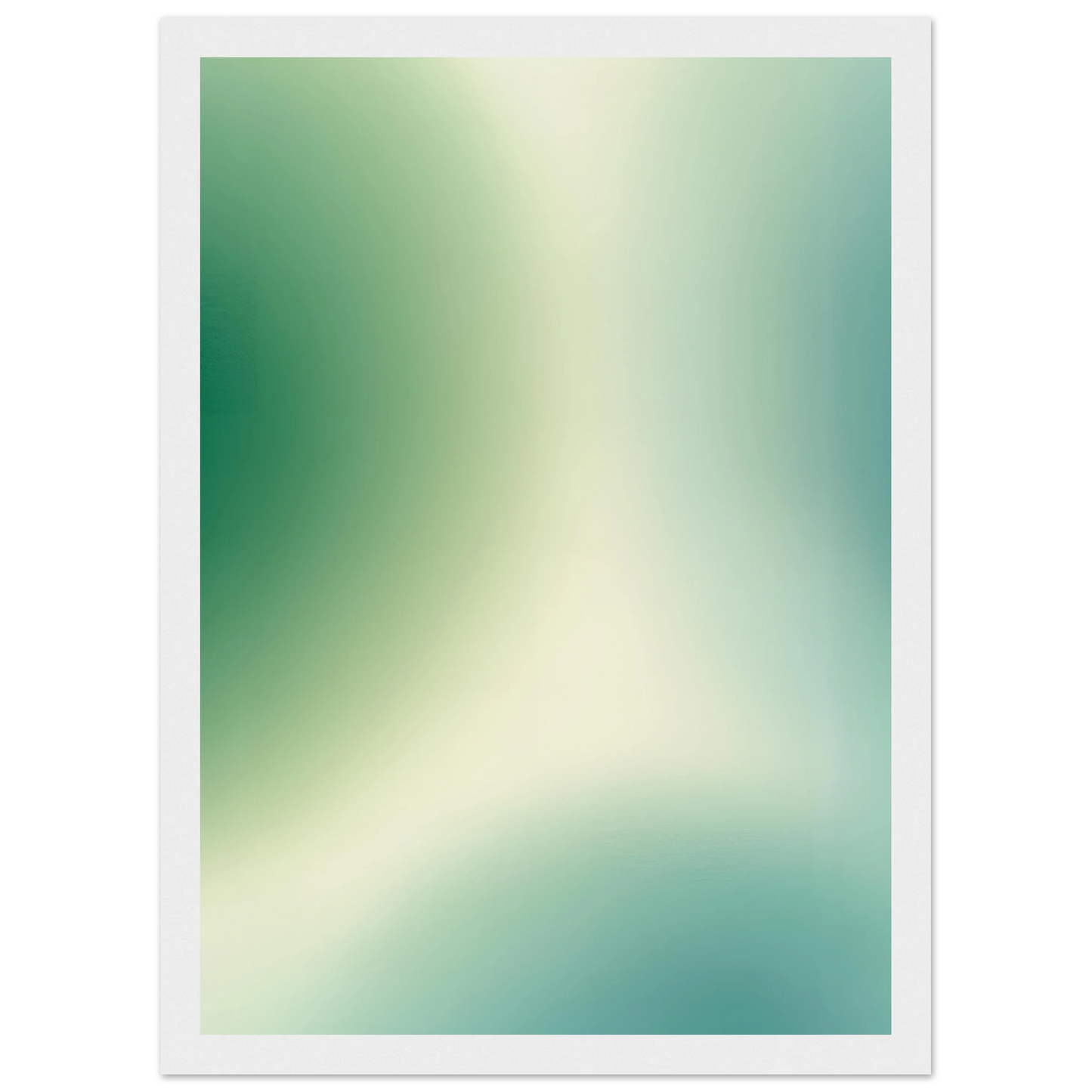 Abstract emerald dream framed art print by anya trut choose your size frame art print in a Wood frame size A2 (42 x 59.4  cm) affordable wall art by Art Aunty NZ