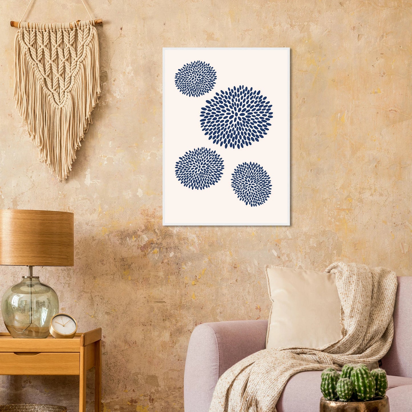 Gardenia art print in a  size  affordable wall art by Art Aunty NZ