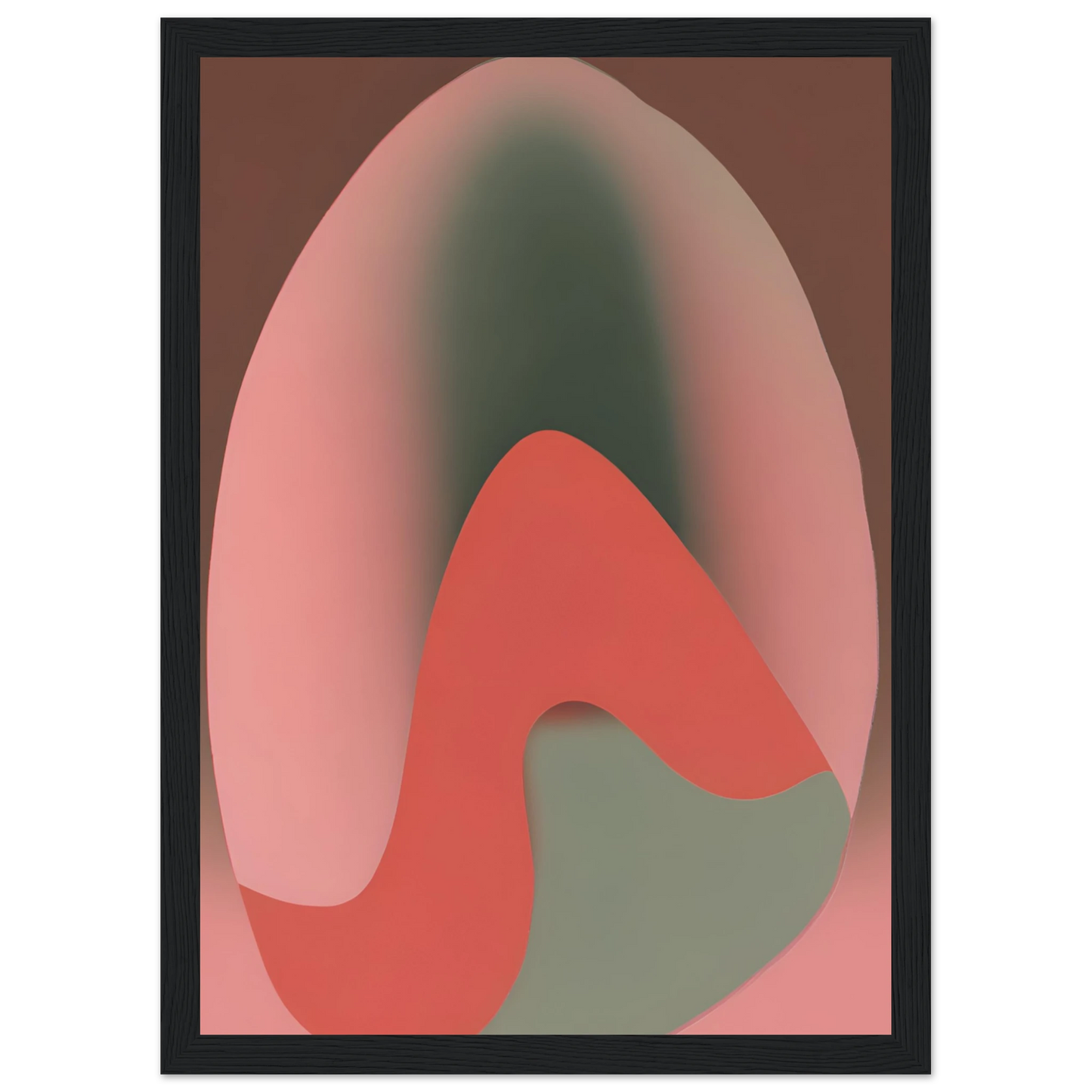 Egg art print in a White frame size A1 (59.4 x 84.1  cm) affordable wall art by Art Aunty NZ