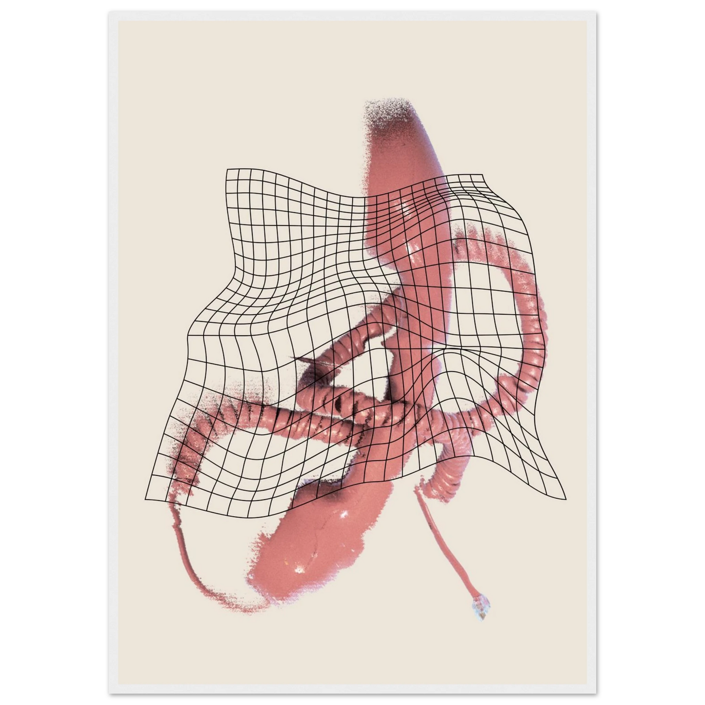 Betty calling art print in a White frame size 21x29.7 cm / 8x12" affordable wall art by Art Aunty NZ