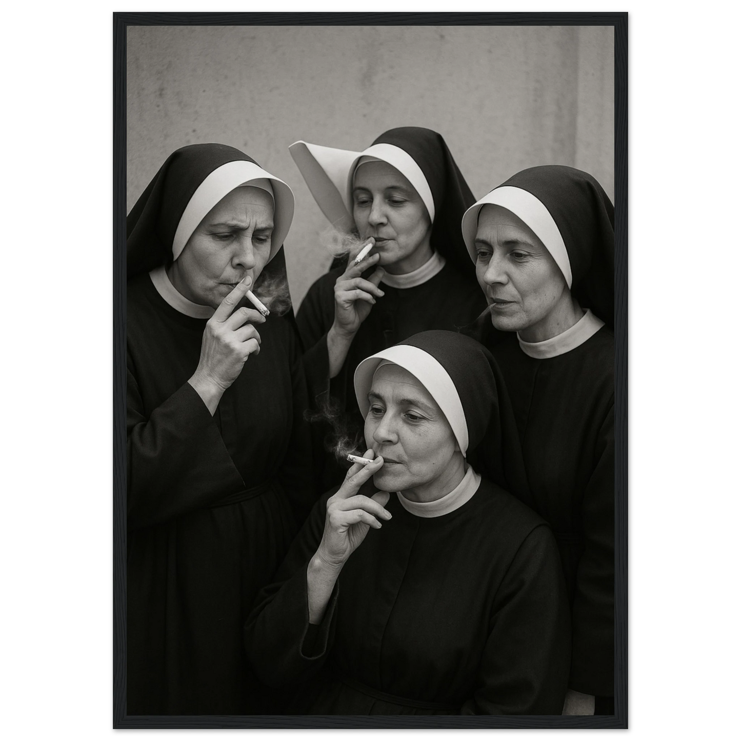 Amen 1 art print in a Black frame size 21x29.7 cm / 8x12" affordable wall art by Art Aunty NZ