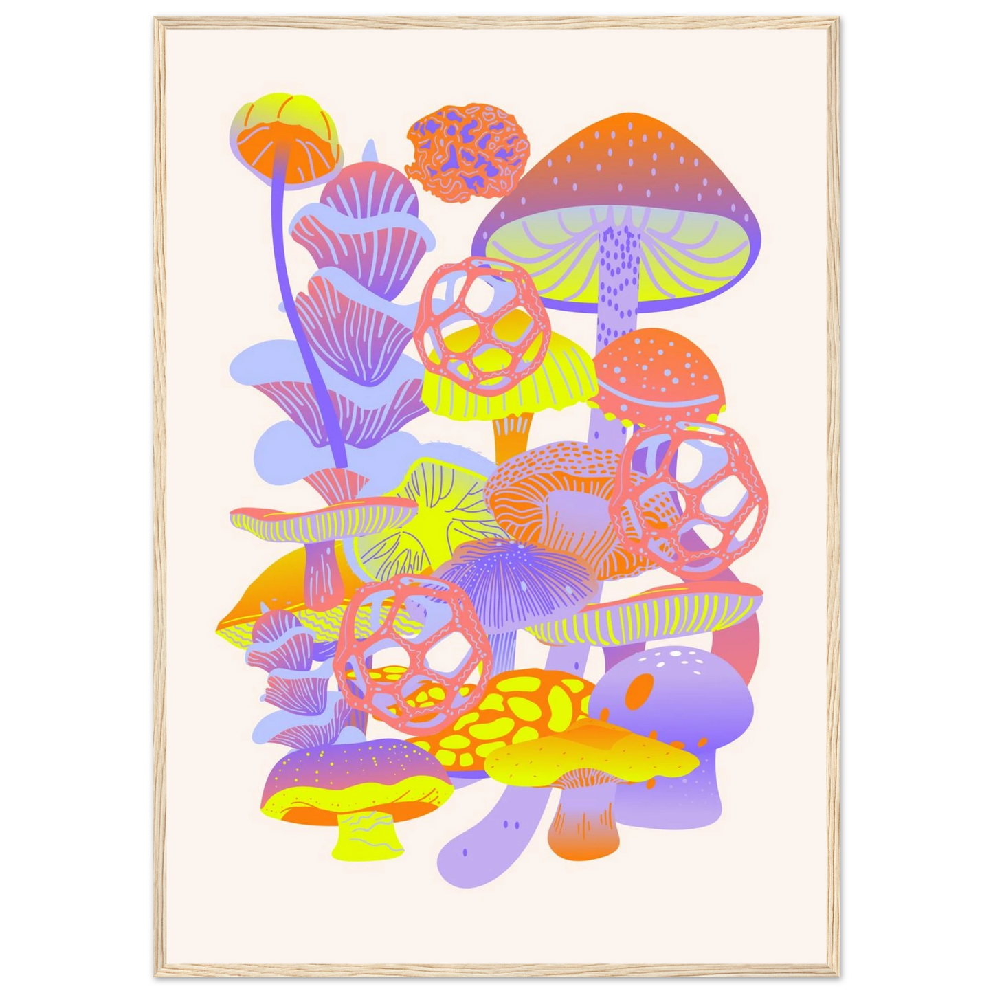 Alice art print in a Black frame size A1 (59.4 x 84.1  cm) affordable wall art by Art Aunty NZ