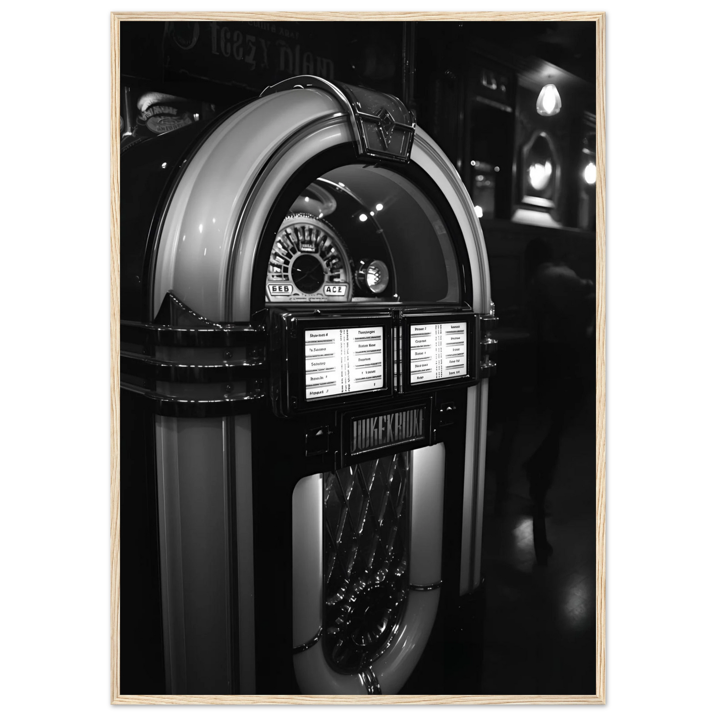 Dance with me art print in a Wood frame size 21x29.7 cm / 8x12" affordable wall art by Art Aunty NZ