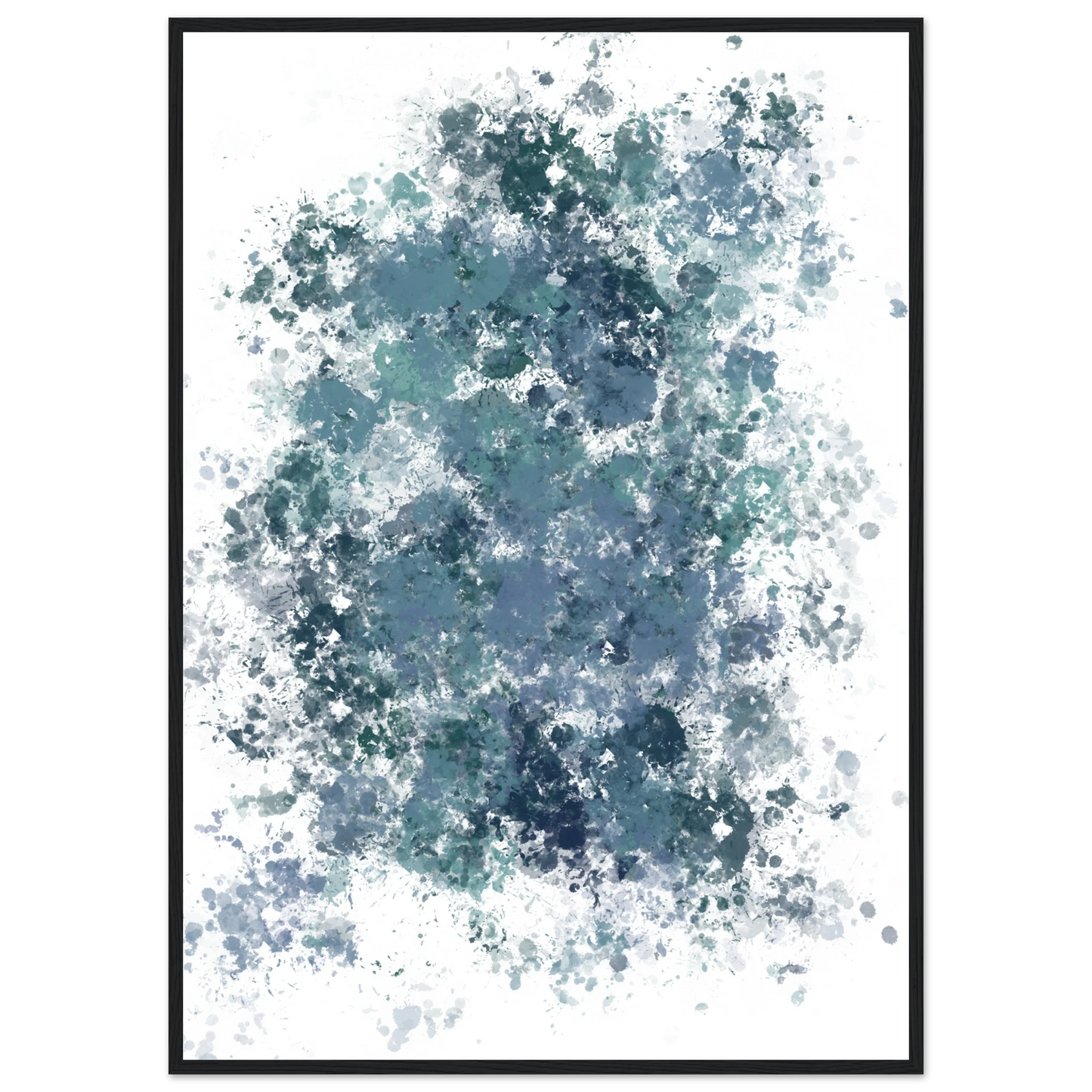 Explode art print in a White frame size A1 (59.4 x 84.1  cm) affordable wall art by Art Aunty NZ