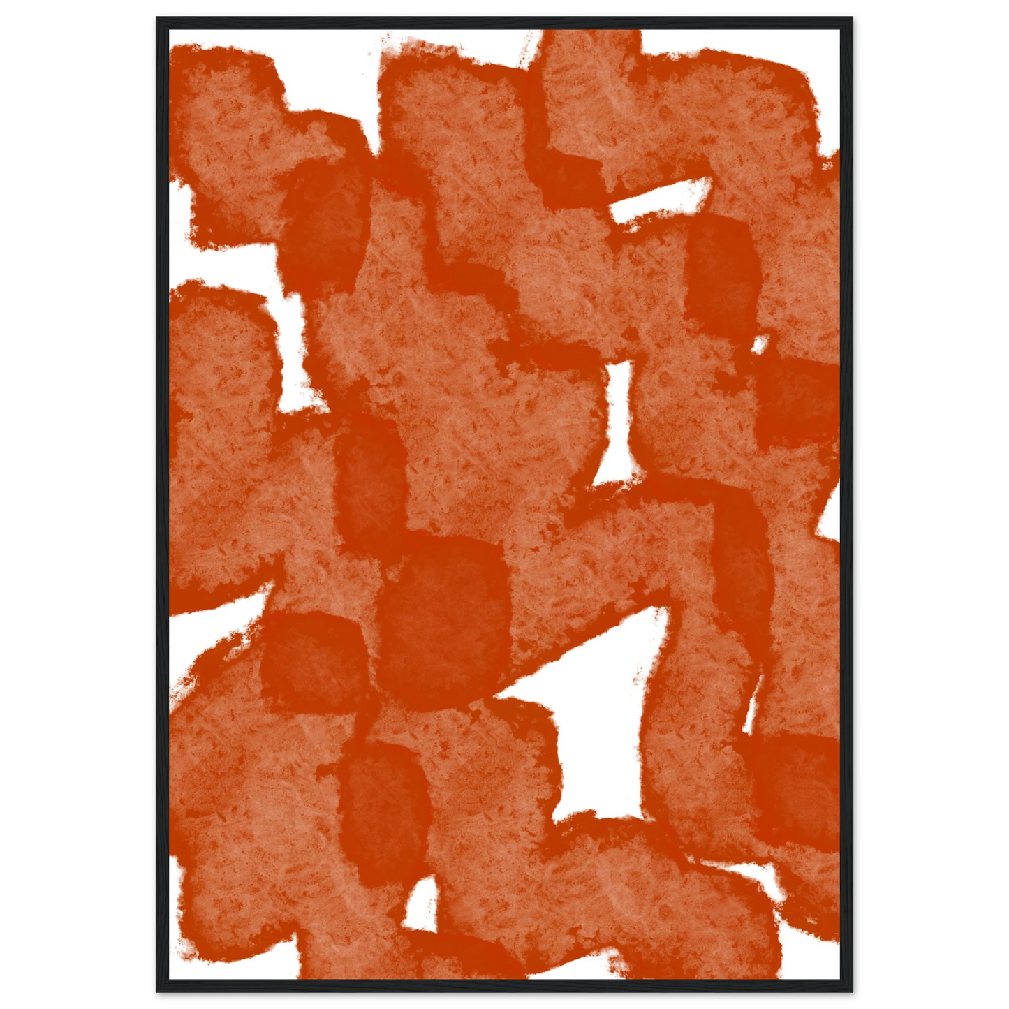 Autumn art print in a Black frame size A2 (42 x 59.4  cm) affordable wall art by Art Aunty NZ