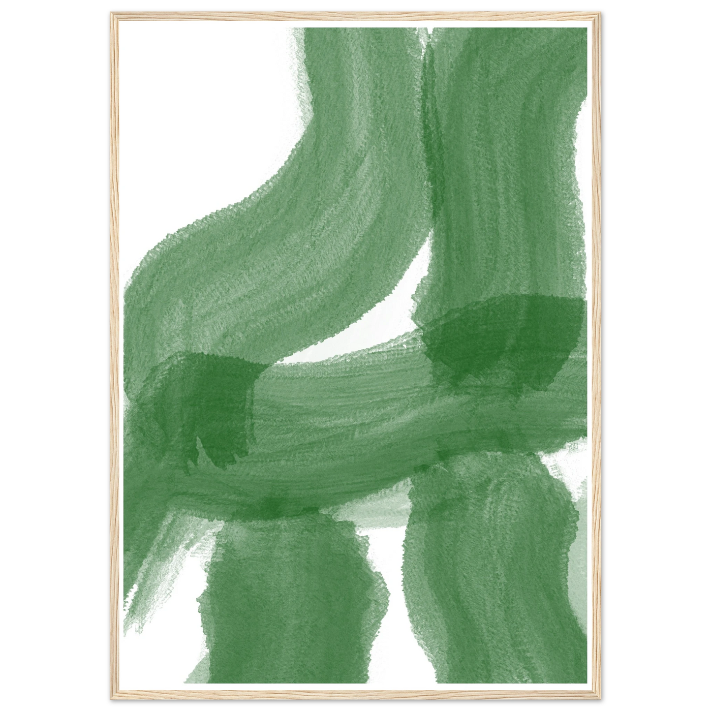 Track art print in a White frame size A1 (59.4 x 84.1  cm) affordable wall art by Art Aunty NZ