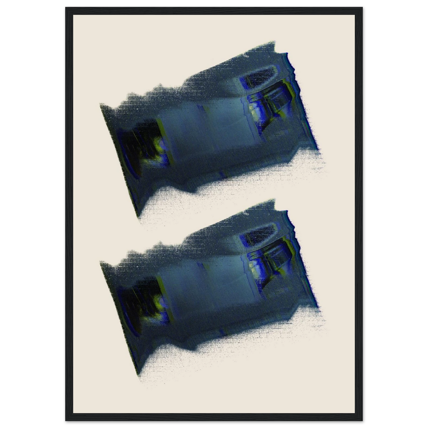 Closer look art print in a Black frame size A1 (59.4 x 84.1  cm) affordable wall art by Art Aunty NZ