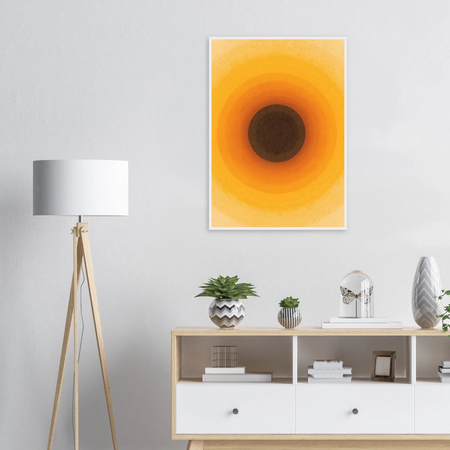 Sundowner art print in a  size  affordable wall art by Art Aunty NZ