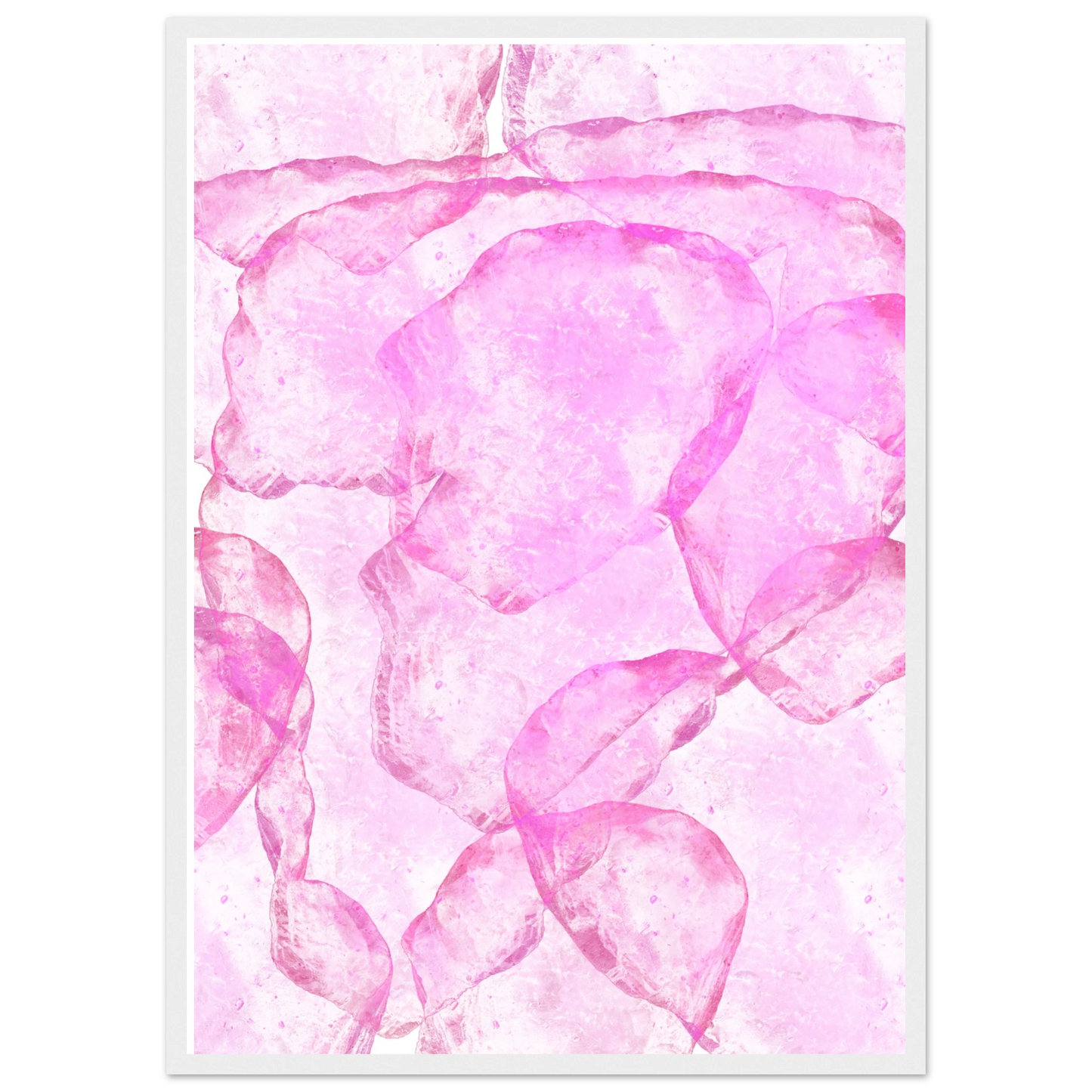 Blur art print in a Black frame size 21x29.7 cm / 8x12" affordable wall art by Art Aunty NZ