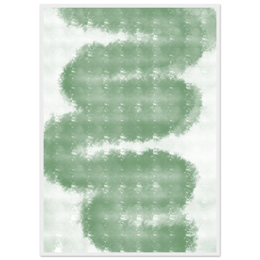 Calm material art print in a White frame size 21x29.7 cm / 8x12" affordable wall art by Art Aunty NZ