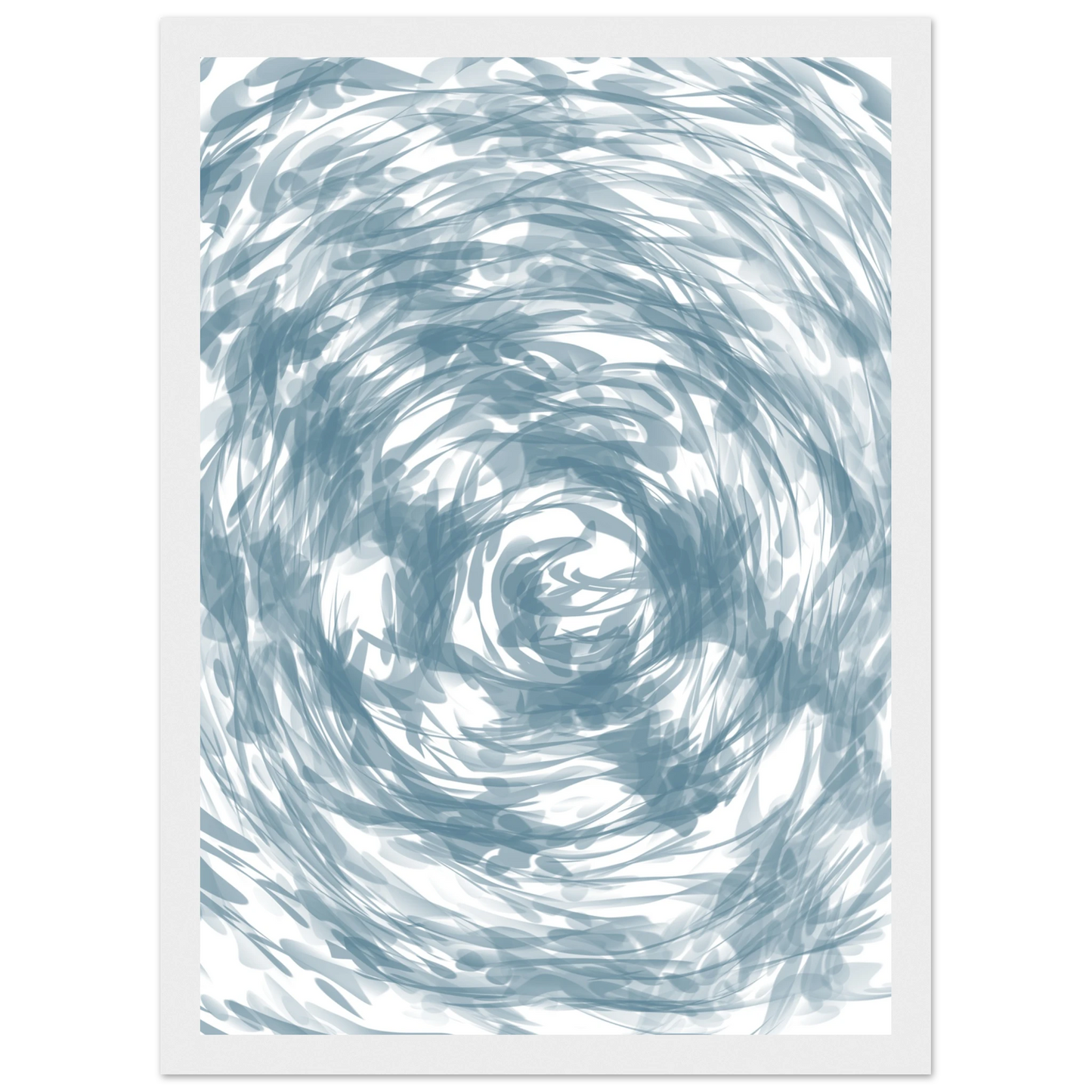 The mind art print in a Wood frame size 21x29.7 cm / 8x12" affordable wall art by Art Aunty NZ