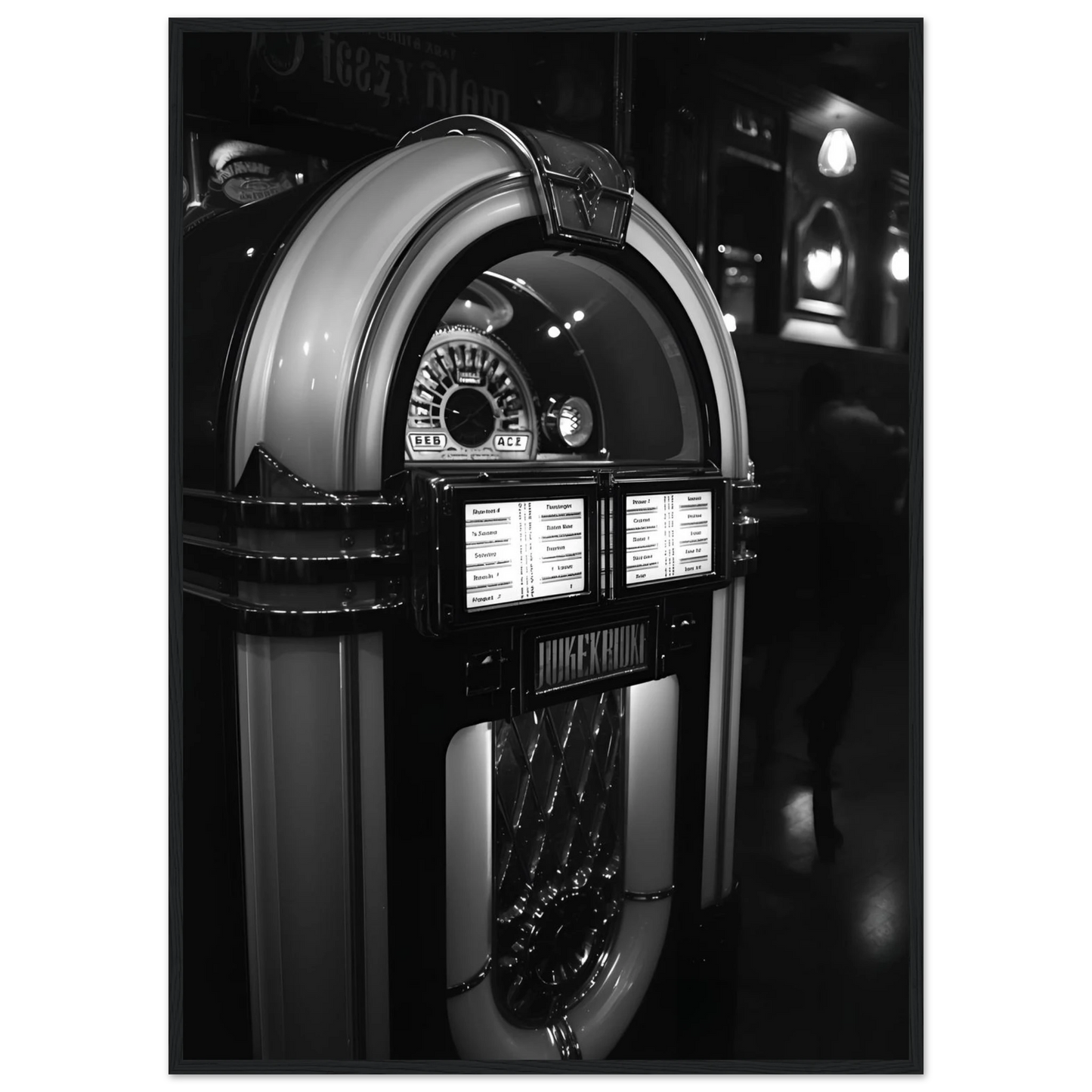 Dance with me art print in a Black frame size A2 (42 x 59.4  cm) affordable wall art by Art Aunty NZ