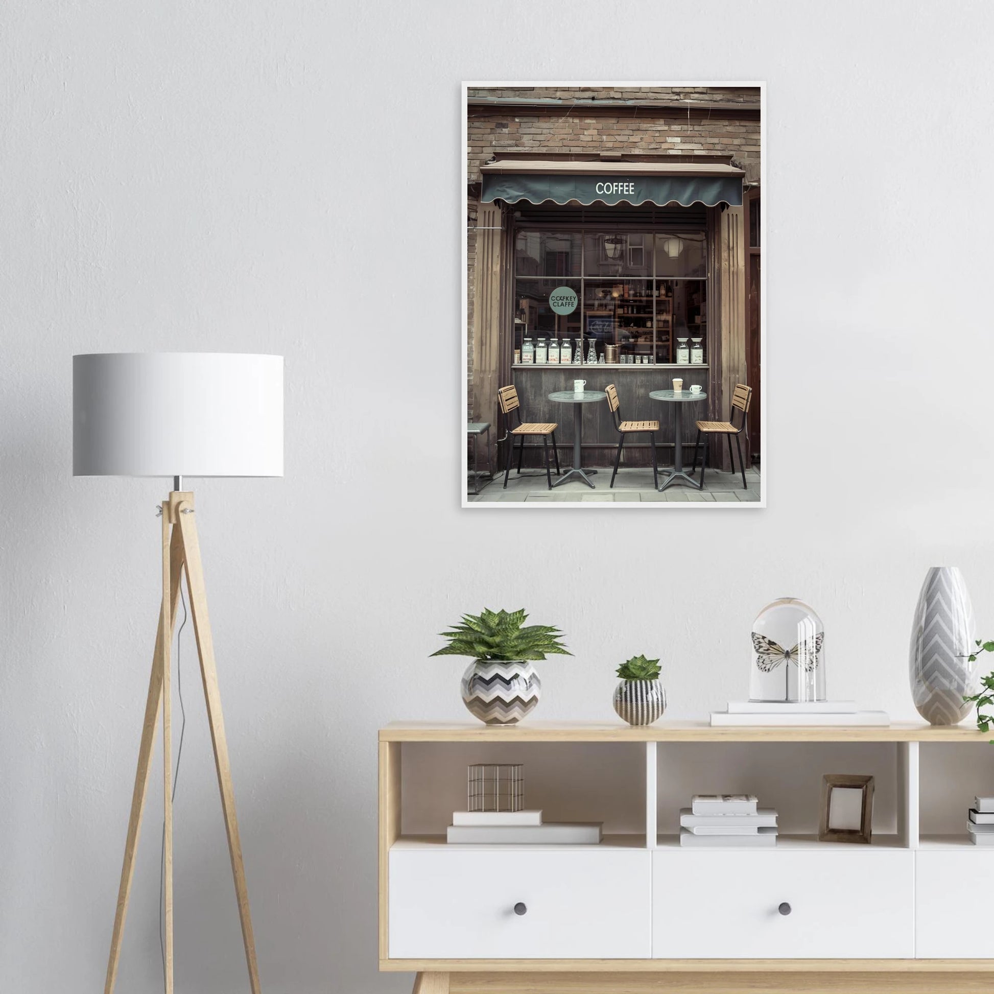 Slow morning art print in a  size  affordable wall art by Art Aunty NZ