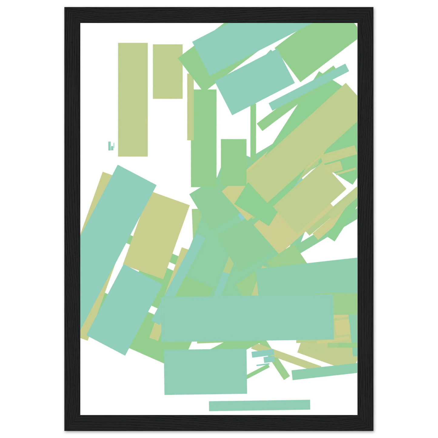 Brace art print in a Black frame size A1 (59.4 x 84.1  cm) affordable wall art by Art Aunty NZ