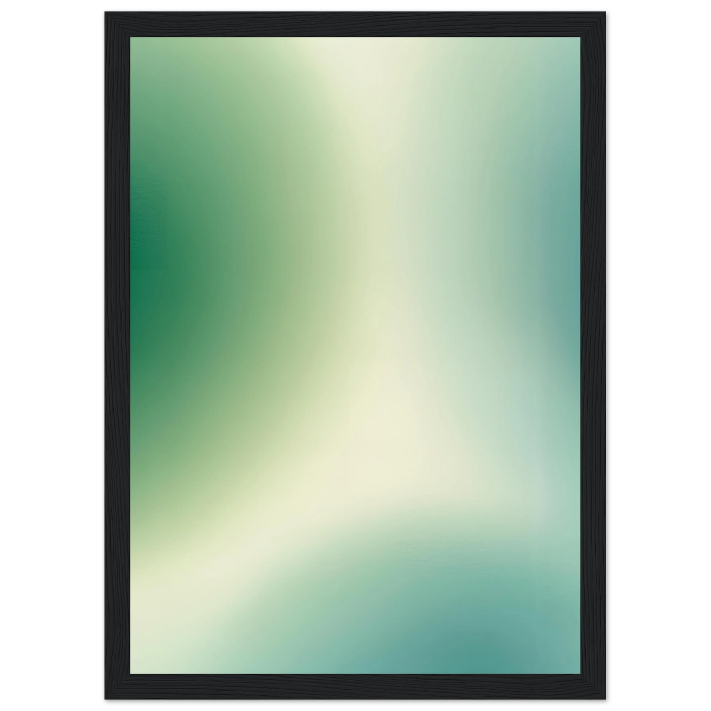 Abstract emerald dream framed art print by anya trut choose your size frame art print in a White frame size A1 (59.4 x 84.1  cm) affordable wall art by Art Aunty NZ