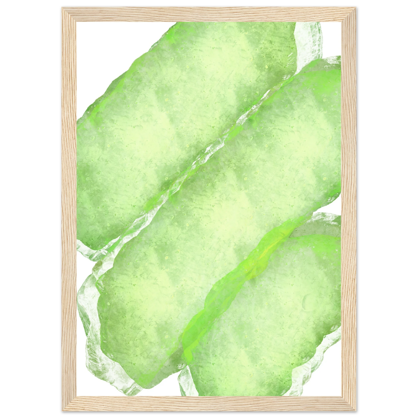 Extasy art print in a Black frame size A2 (42 x 59.4  cm) affordable wall art by Art Aunty NZ