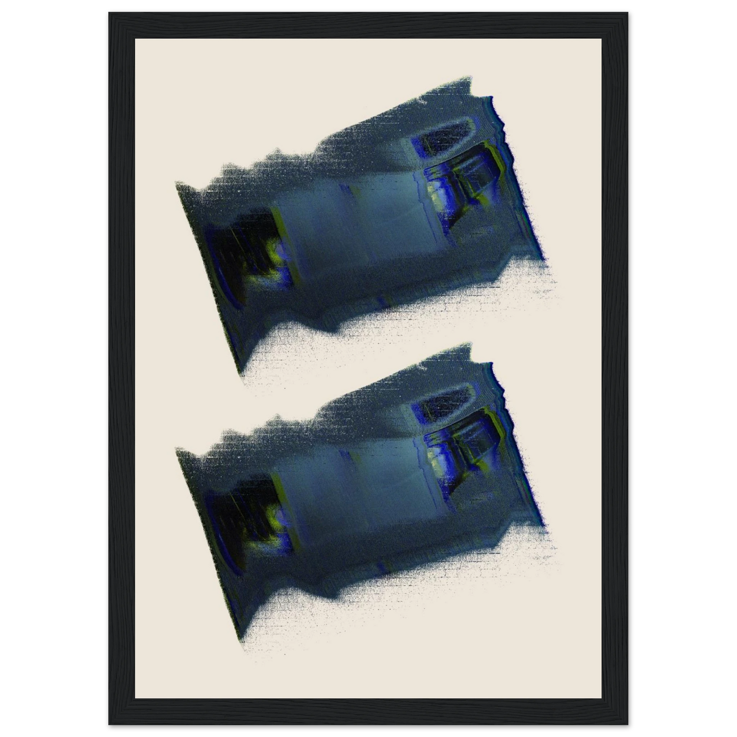 Closer look art print in a Black frame size A2 (42 x 59.4  cm) affordable wall art by Art Aunty NZ