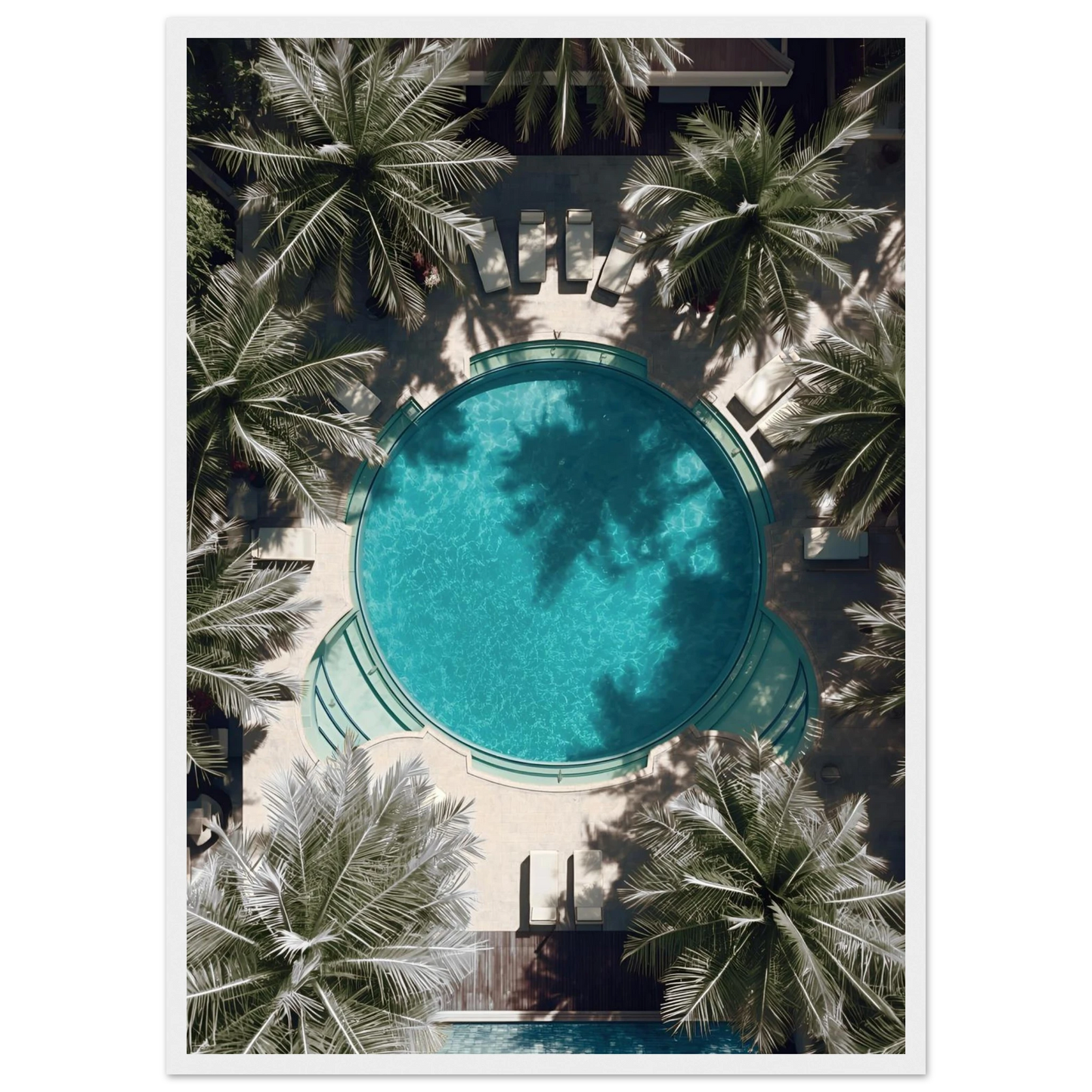 Spire art print in a Wood frame size A2 (42 x 59.4  cm) affordable wall art by Art Aunty NZ