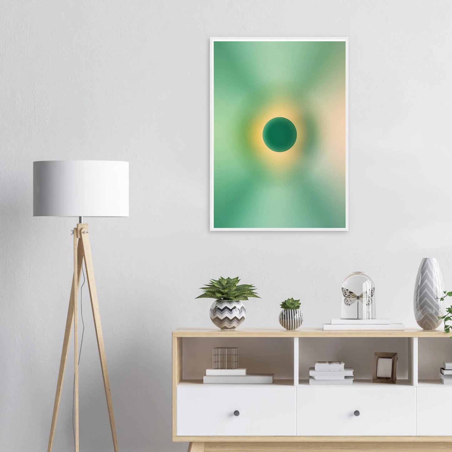 Earth art print in a  size  affordable wall art by Art Aunty NZ