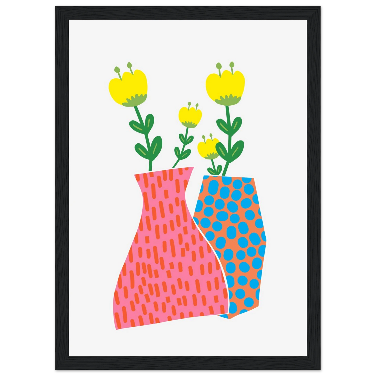 Maria art print in a Black frame size A1 (59.4 x 84.1  cm) affordable wall art by Art Aunty NZ