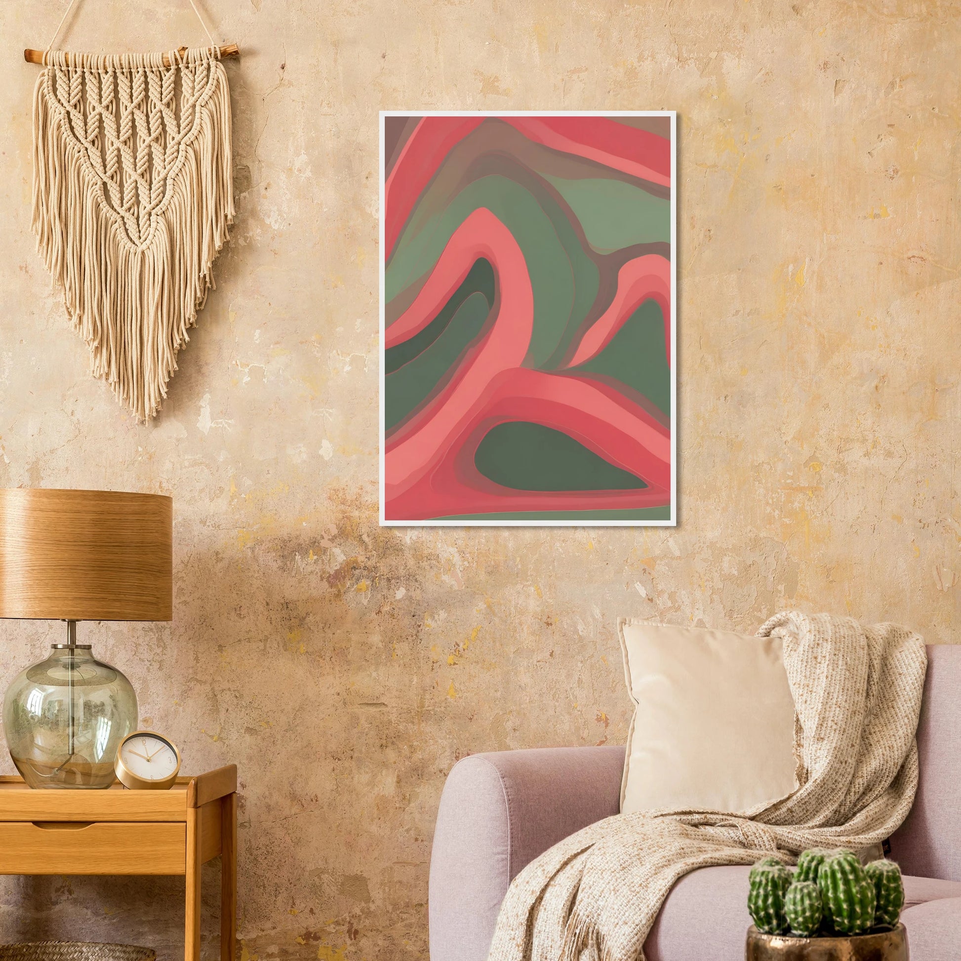 Mountains art print in a  size  affordable wall art by Art Aunty NZ