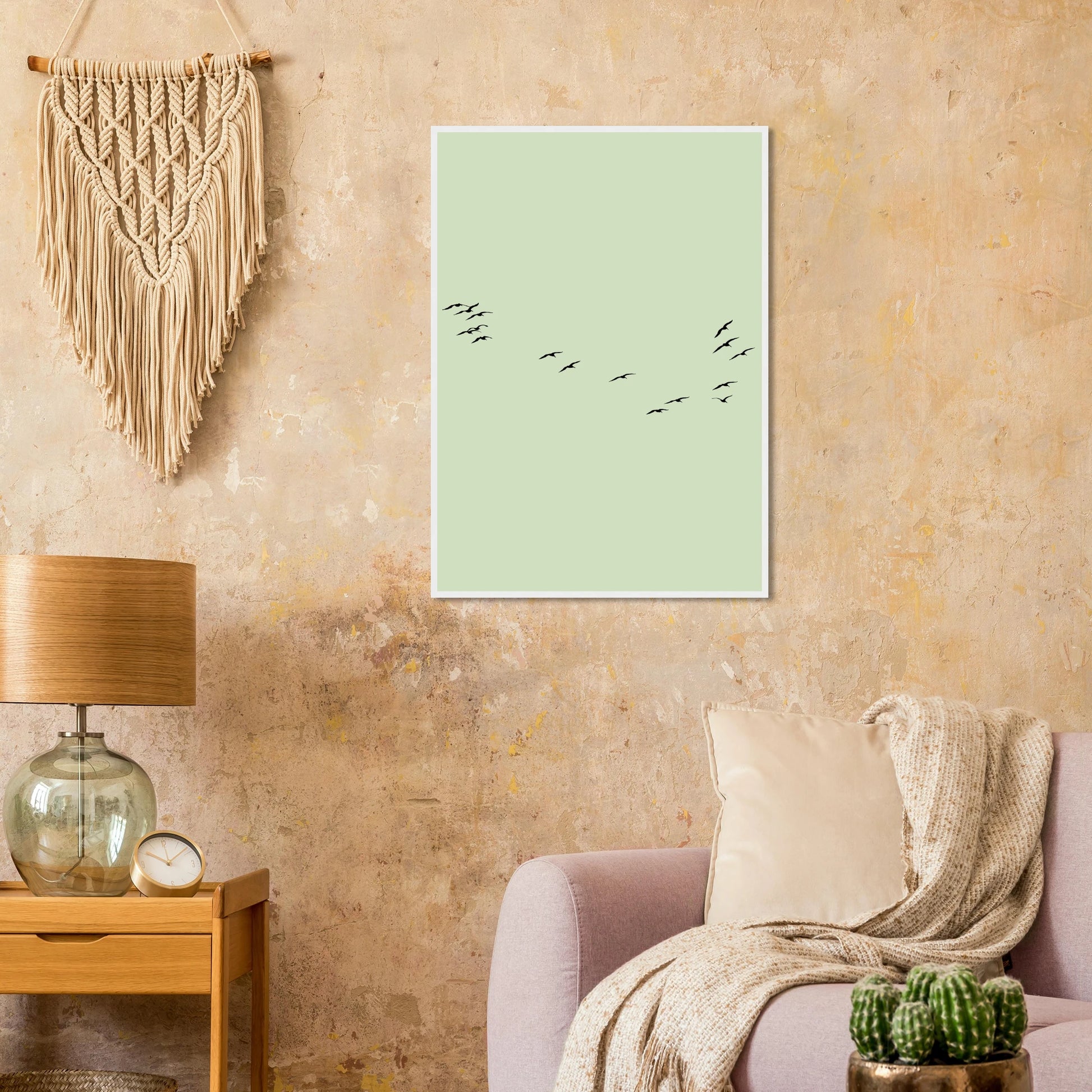 Minimalist flight framed poster serene birds in motion by anya trut available in multiple sizes frames art print in a  size  affordable wall art by Art Aunty NZ