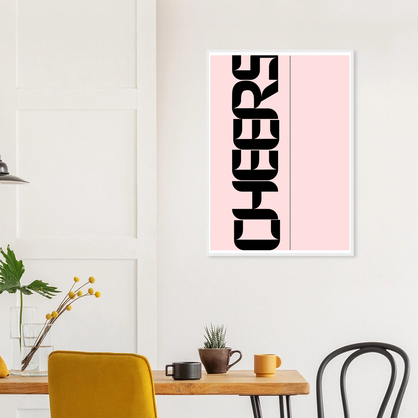 Blush 1 art print in a  size  affordable wall art by Art Aunty NZ