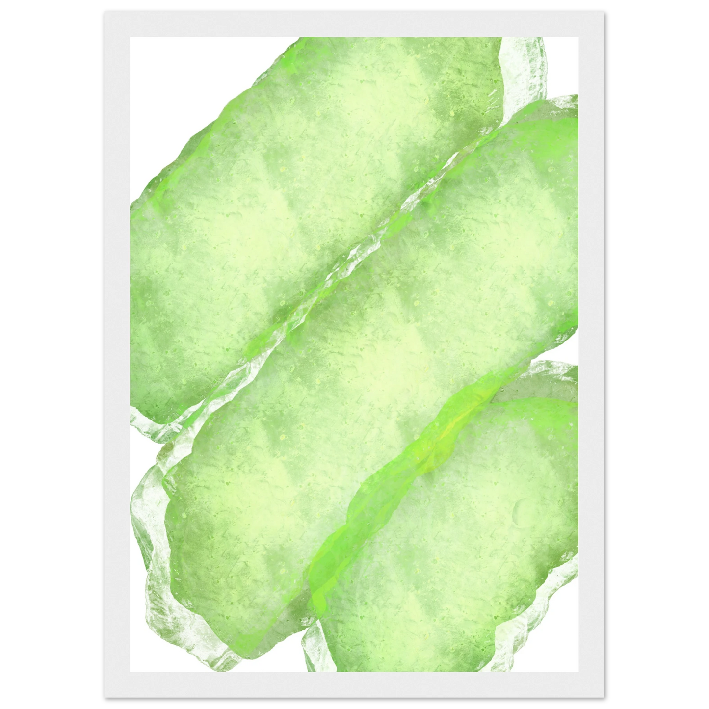 Extasy art print in a Black frame size A1 (59.4 x 84.1  cm) affordable wall art by Art Aunty NZ