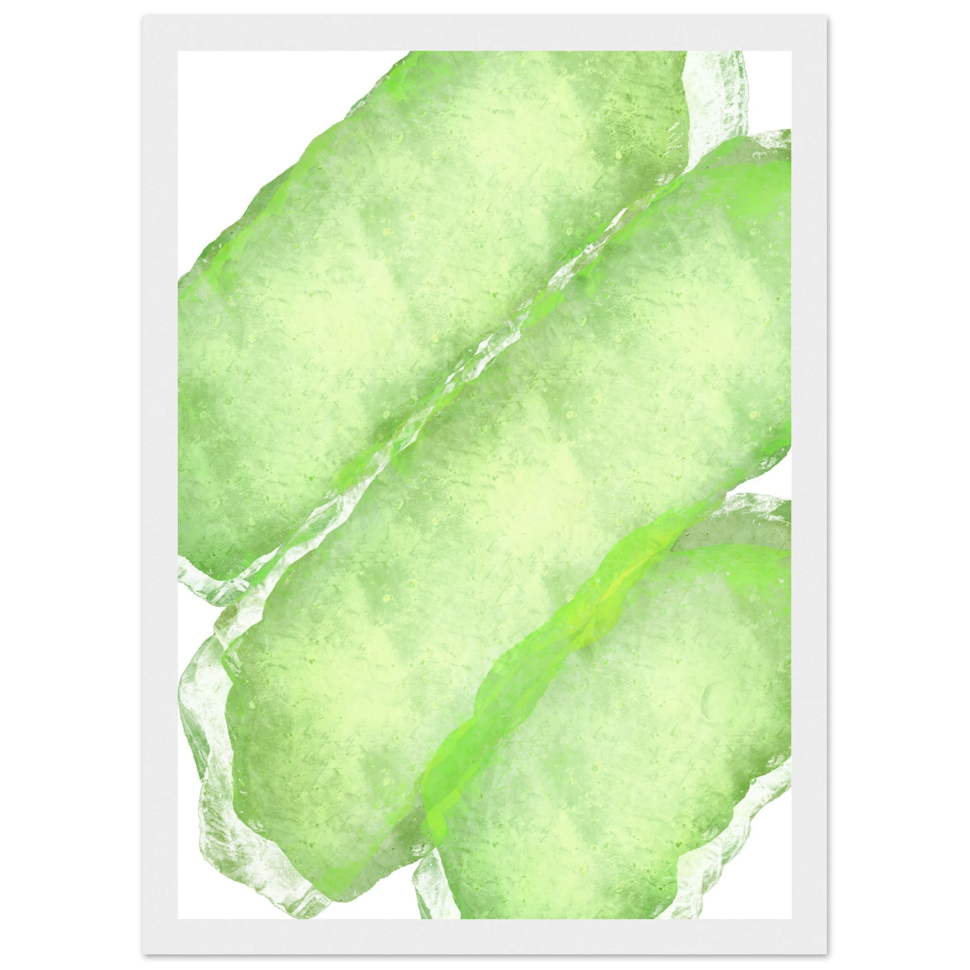 Extasy art print in a Black frame size A1 (59.4 x 84.1  cm) affordable wall art by Art Aunty NZ