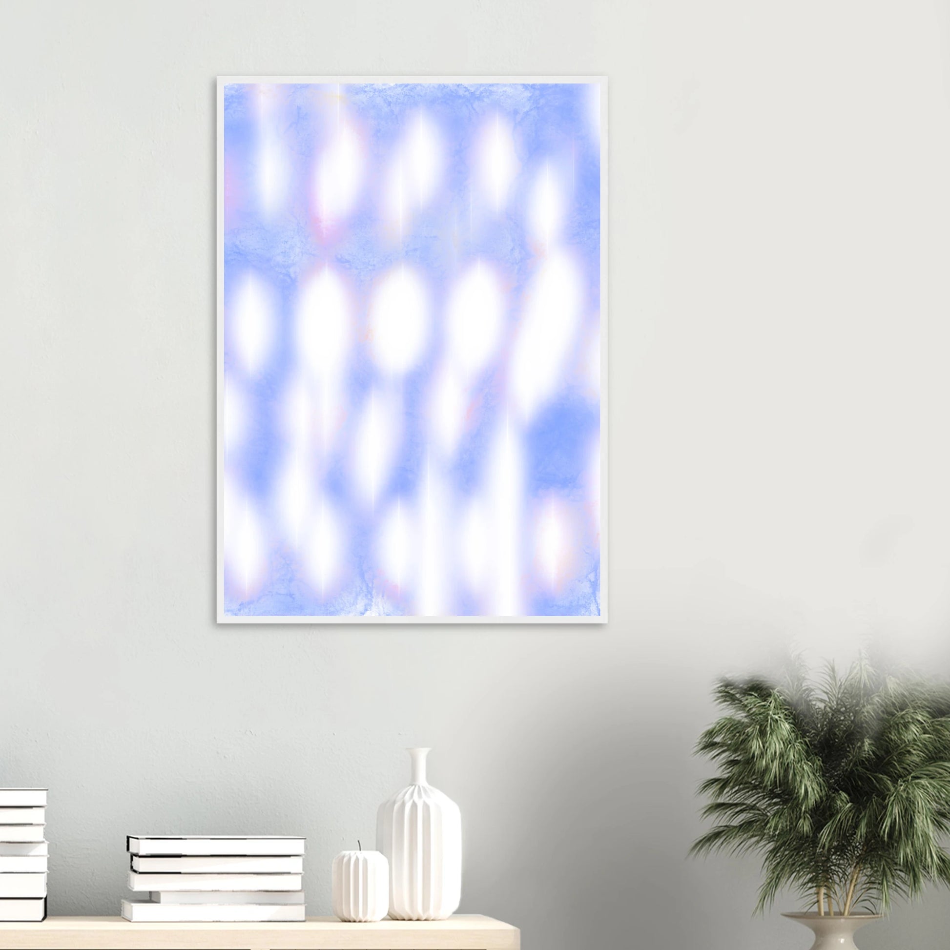 Azure 1 art print in a  size  affordable wall art by Art Aunty NZ