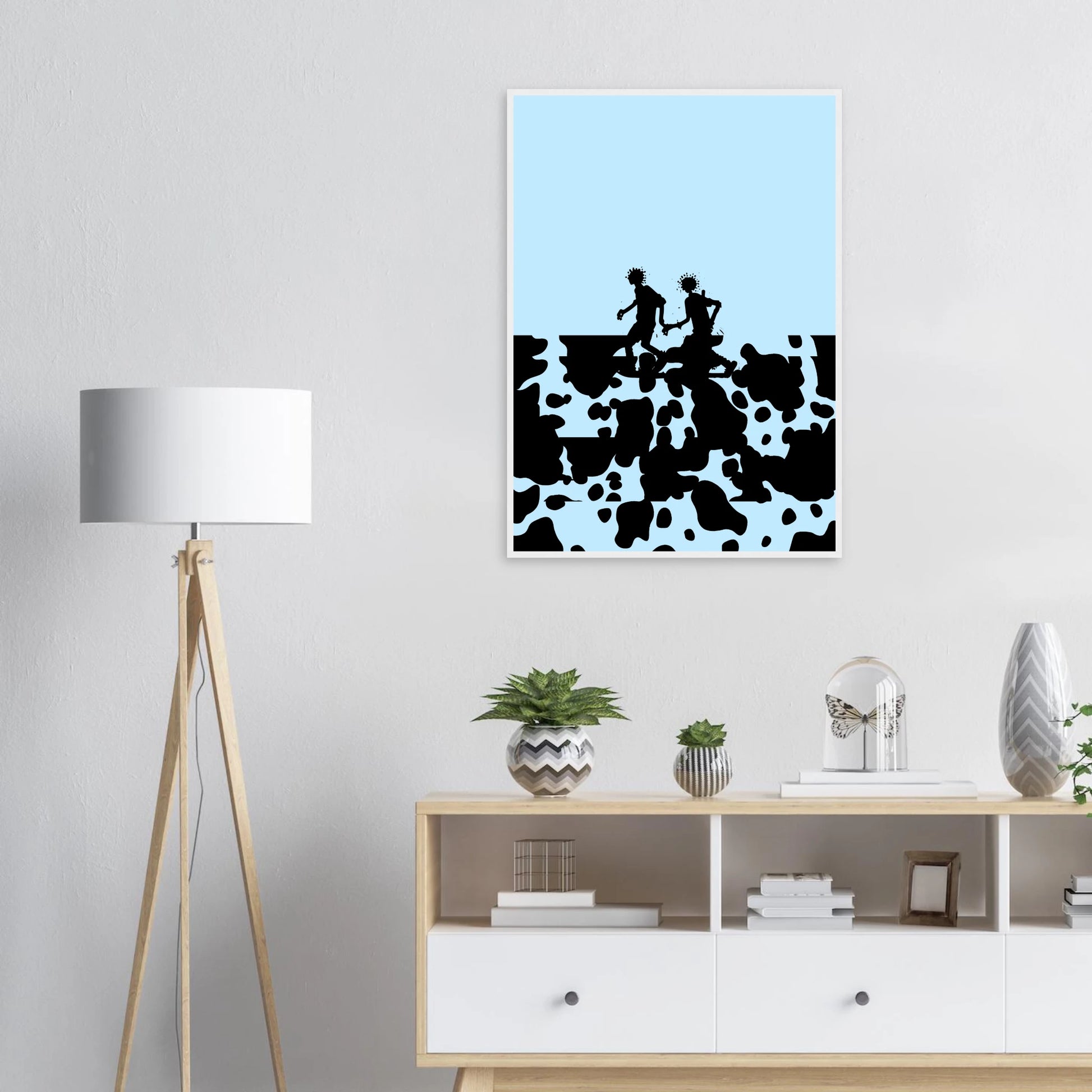 Journey on art print in a  size  affordable wall art by Art Aunty NZ