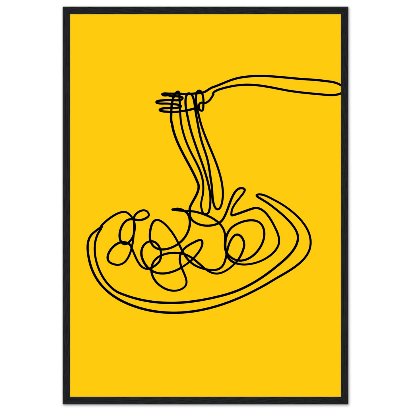 Beaut 1 art print in a Black frame size A2 (42 x 59.4  cm) affordable wall art by Art Aunty NZ