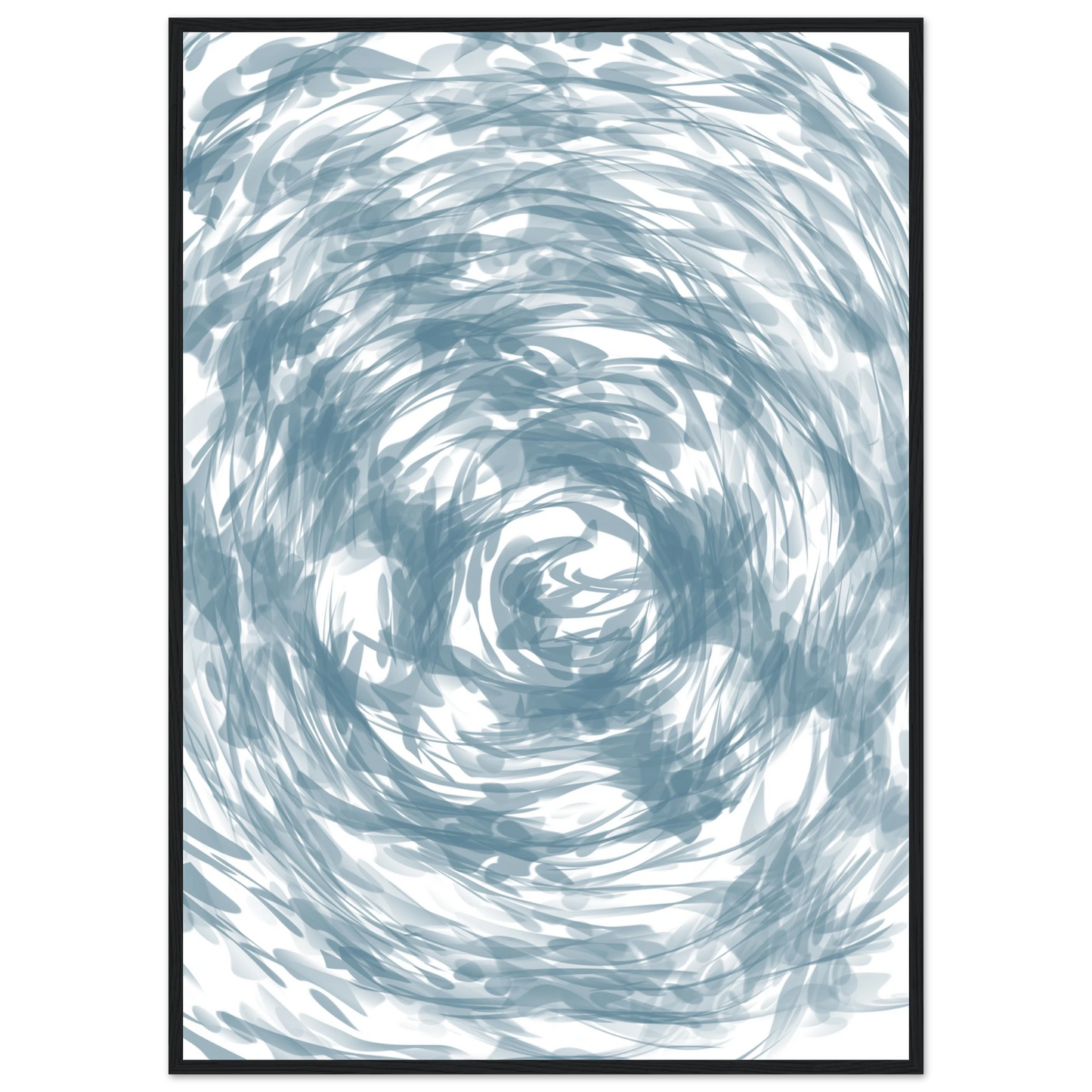 The mind art print in a Wood frame size A1 (59.4 x 84.1  cm) affordable wall art by Art Aunty NZ